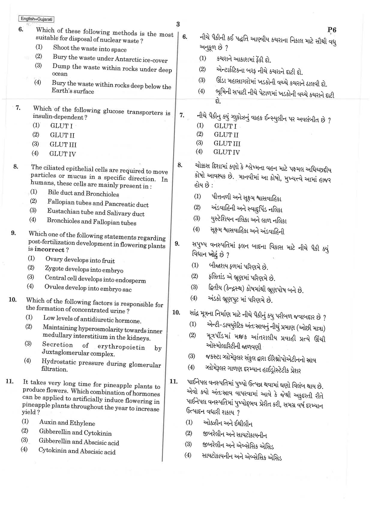 NEET Q5 2019 Question Paper - Page 3