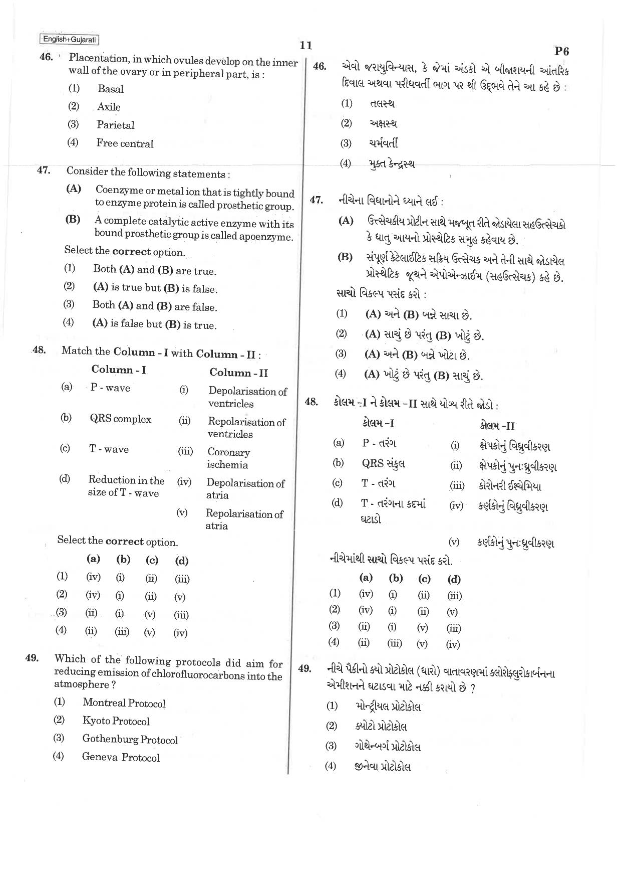 NEET Q5 2019 Question Paper - Page 11