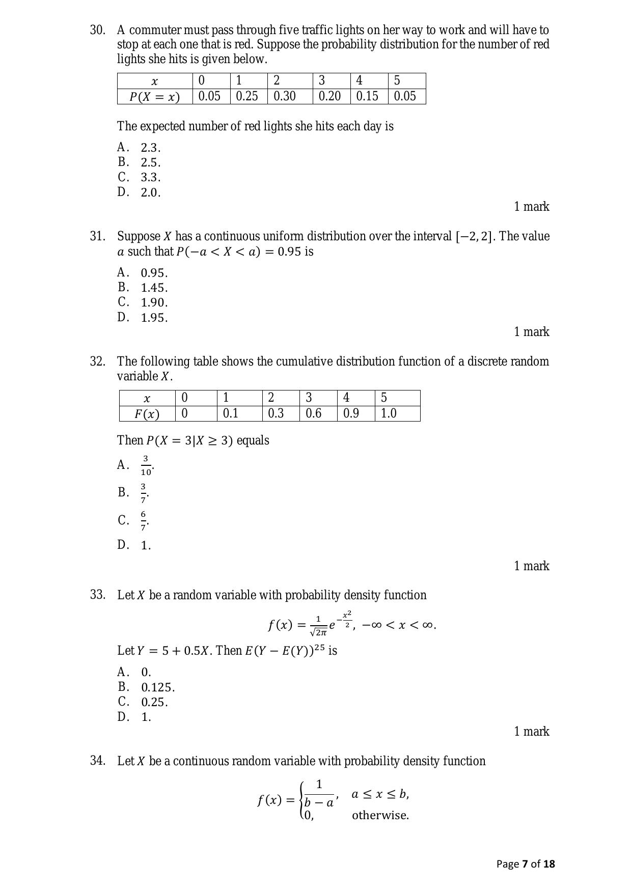 ACET November 2022 Question Papers - Page 7