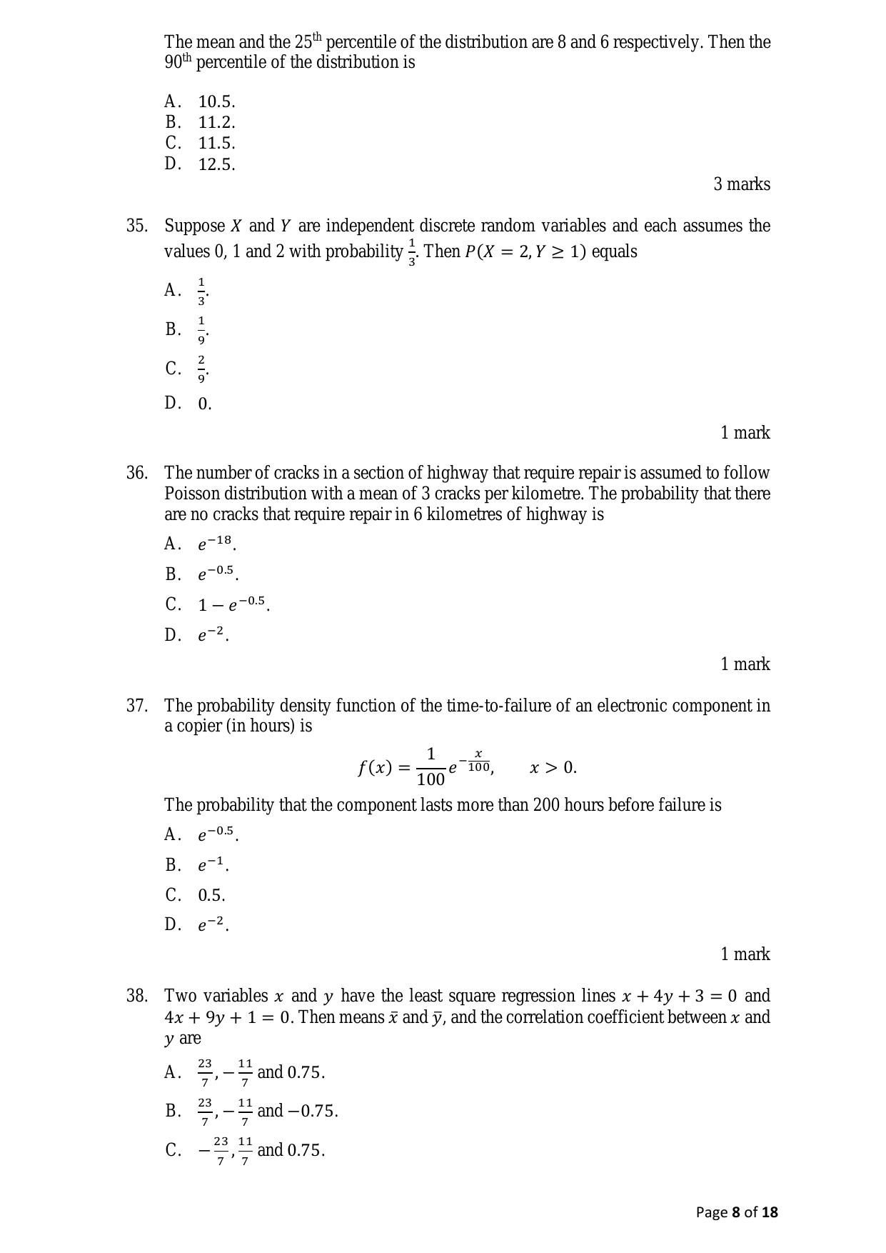 ACET November 2022 Question Papers - Page 8