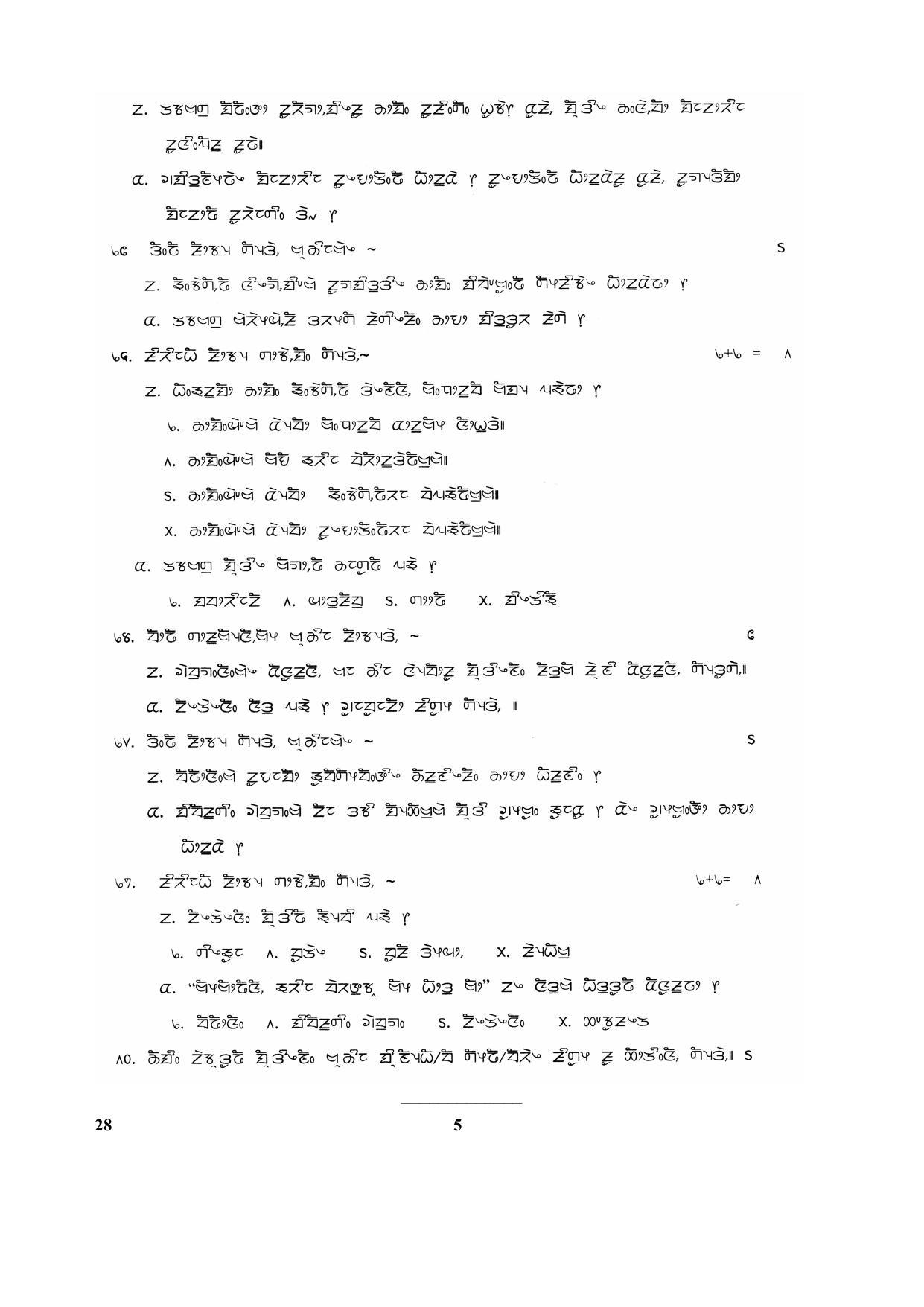 CBSE Class 10 28-Limboo 2017-comptt Question Paper - Page 5