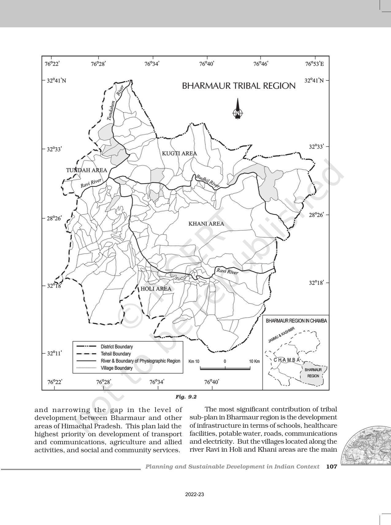 NCERT Book for Class 12 Geography (Part-II) Chapter 9 Planning and Sustainable Development in the Indian Context - Page 4