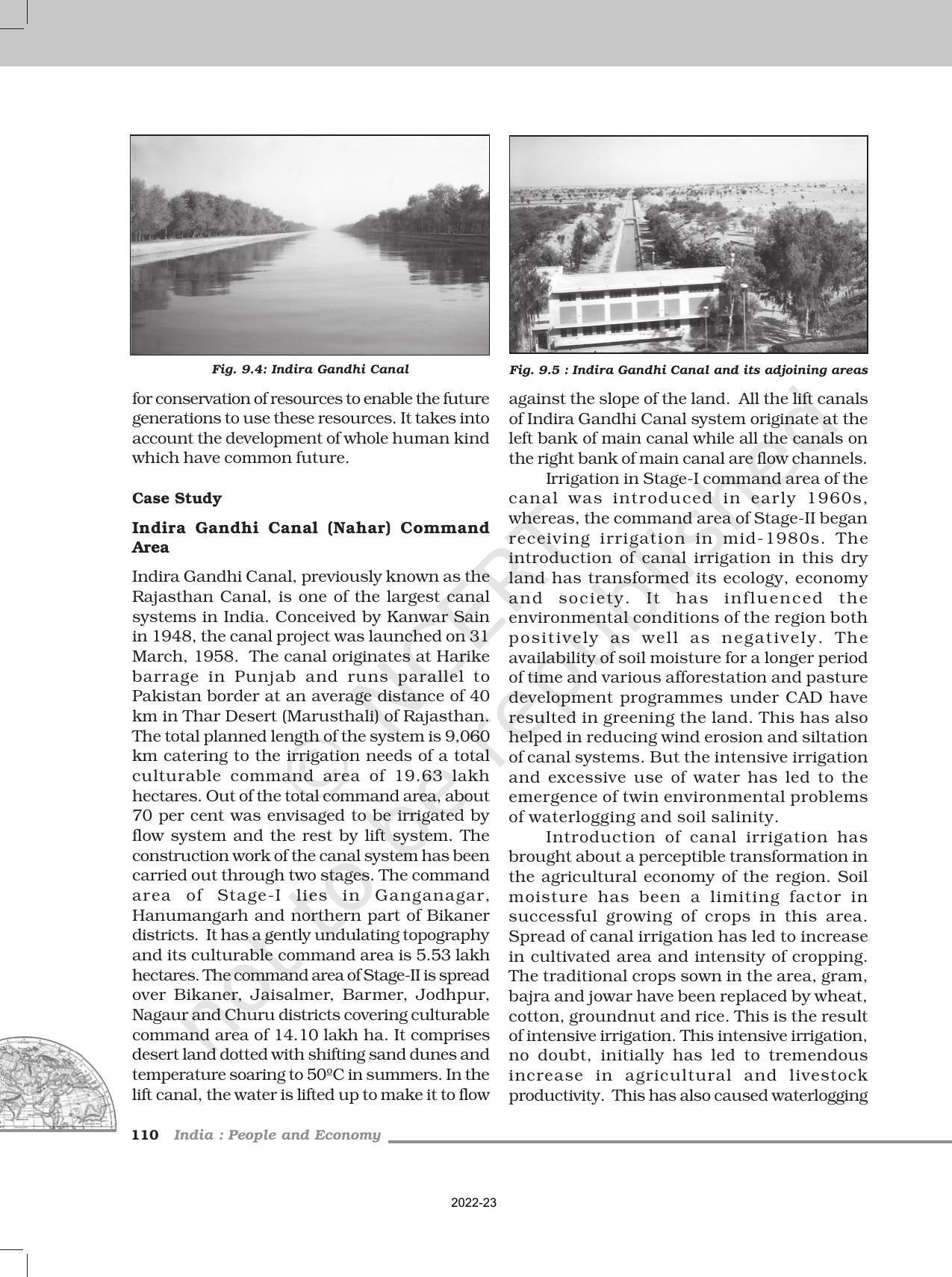 NCERT Book for Class 12 Geography (Part-II) Chapter 9 Planning and Sustainable Development in the Indian Context - Page 7