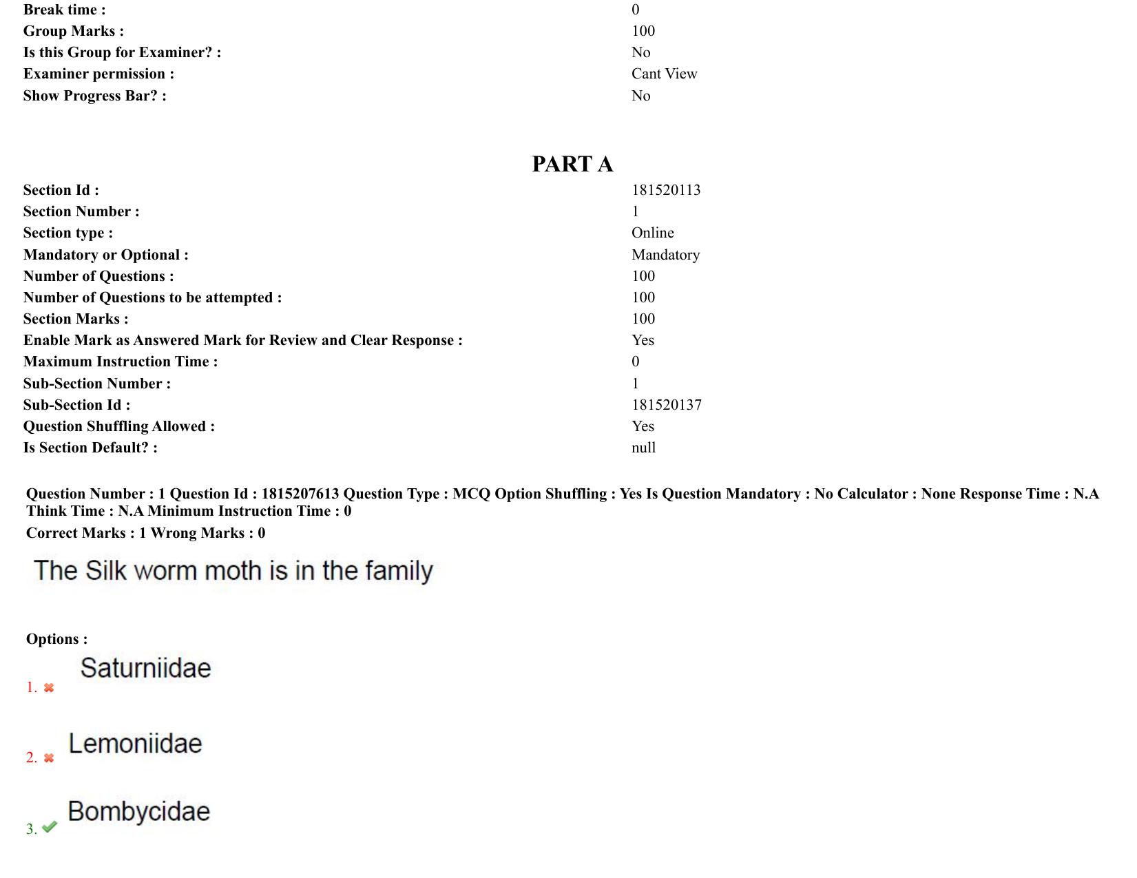 TS CPGET 2023 M Sc Sericulture (5 years Integrated) Shift 3 Question Paper with Answer Key - Page 2