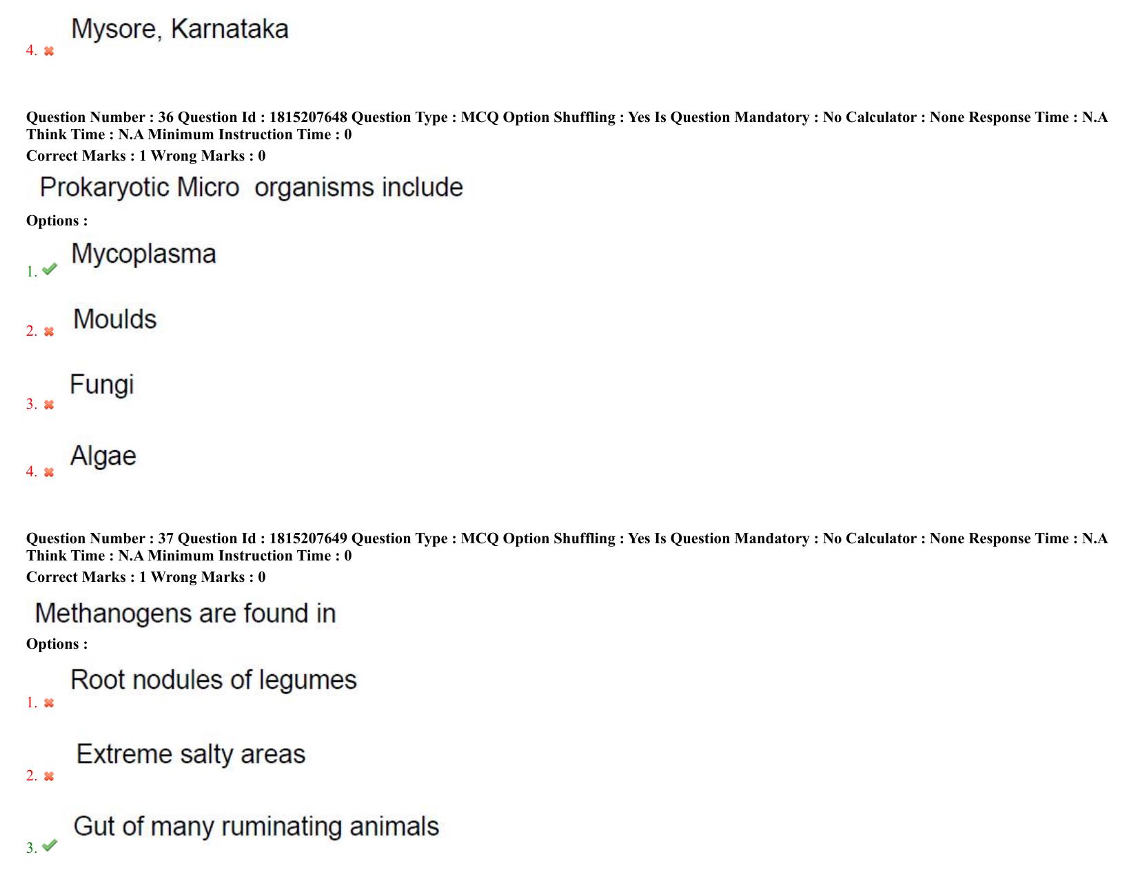 TS CPGET 2023 M Sc Sericulture (5 years Integrated) Shift 3 Question Paper with Answer Key - Page 22