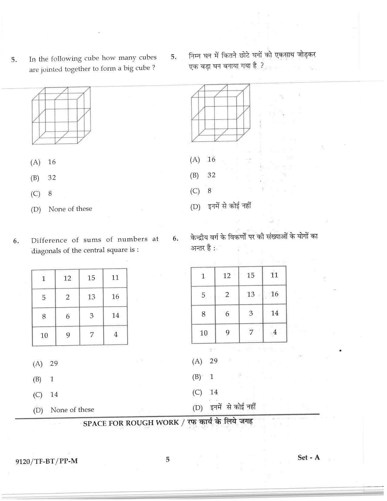 CG Pre B.Ed 2019 Question Paper - Page 5