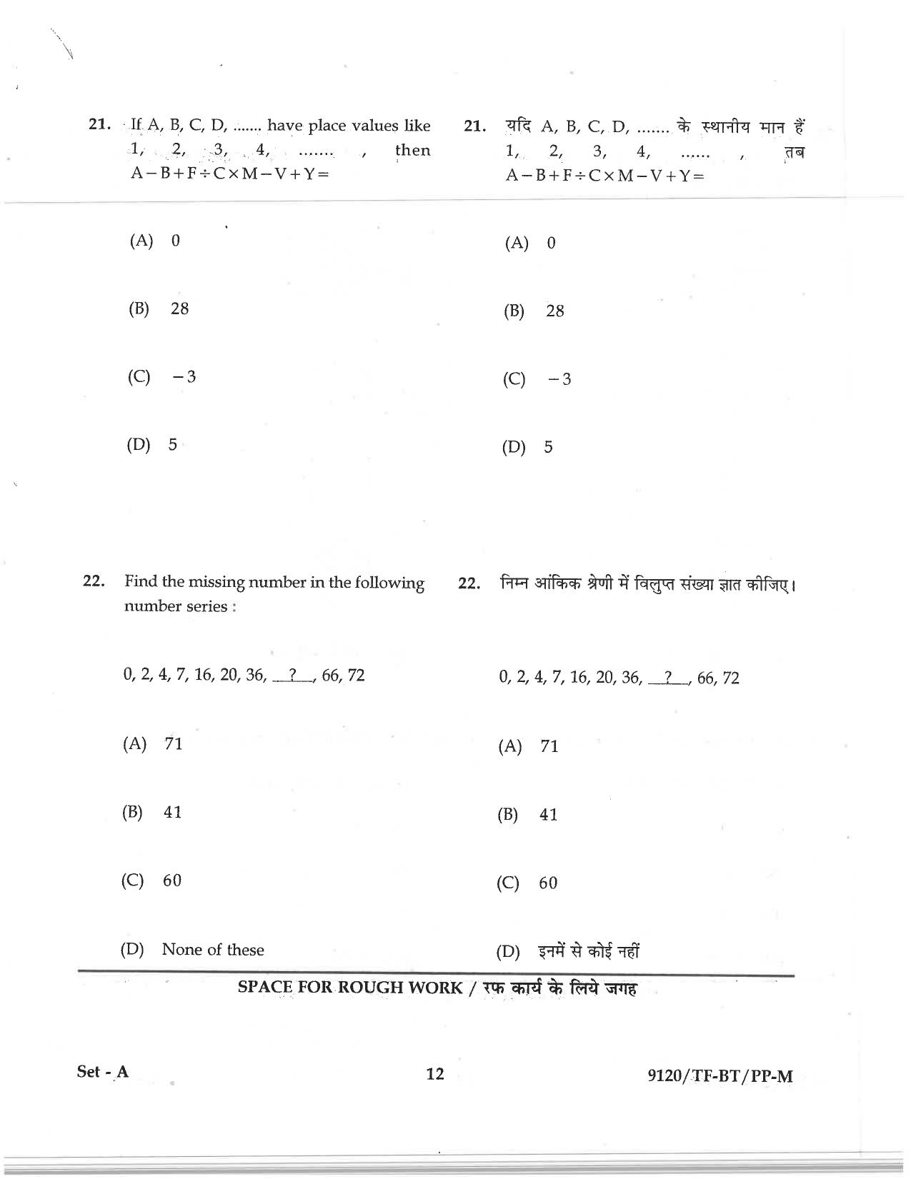 CG Pre B.Ed 2019 Question Paper - Page 12