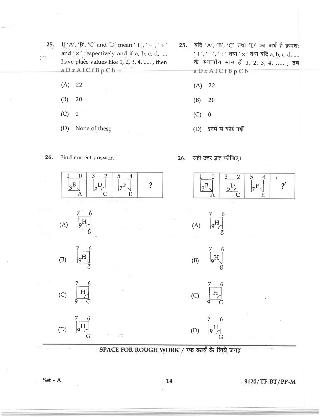 CG Pre B.Ed 2019 Question Paper - Page 14