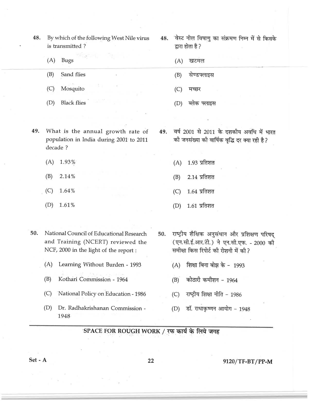 CG Pre B.Ed 2019 Question Paper - Page 22