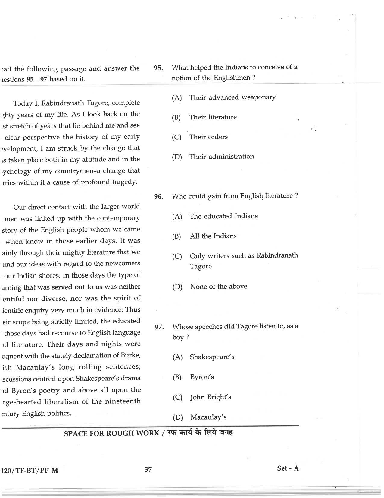 CG Pre B.Ed 2019 Question Paper - Page 37