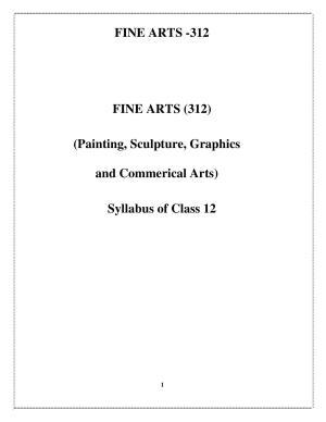 CUET Syllabus for Art Education Sculpture (English)