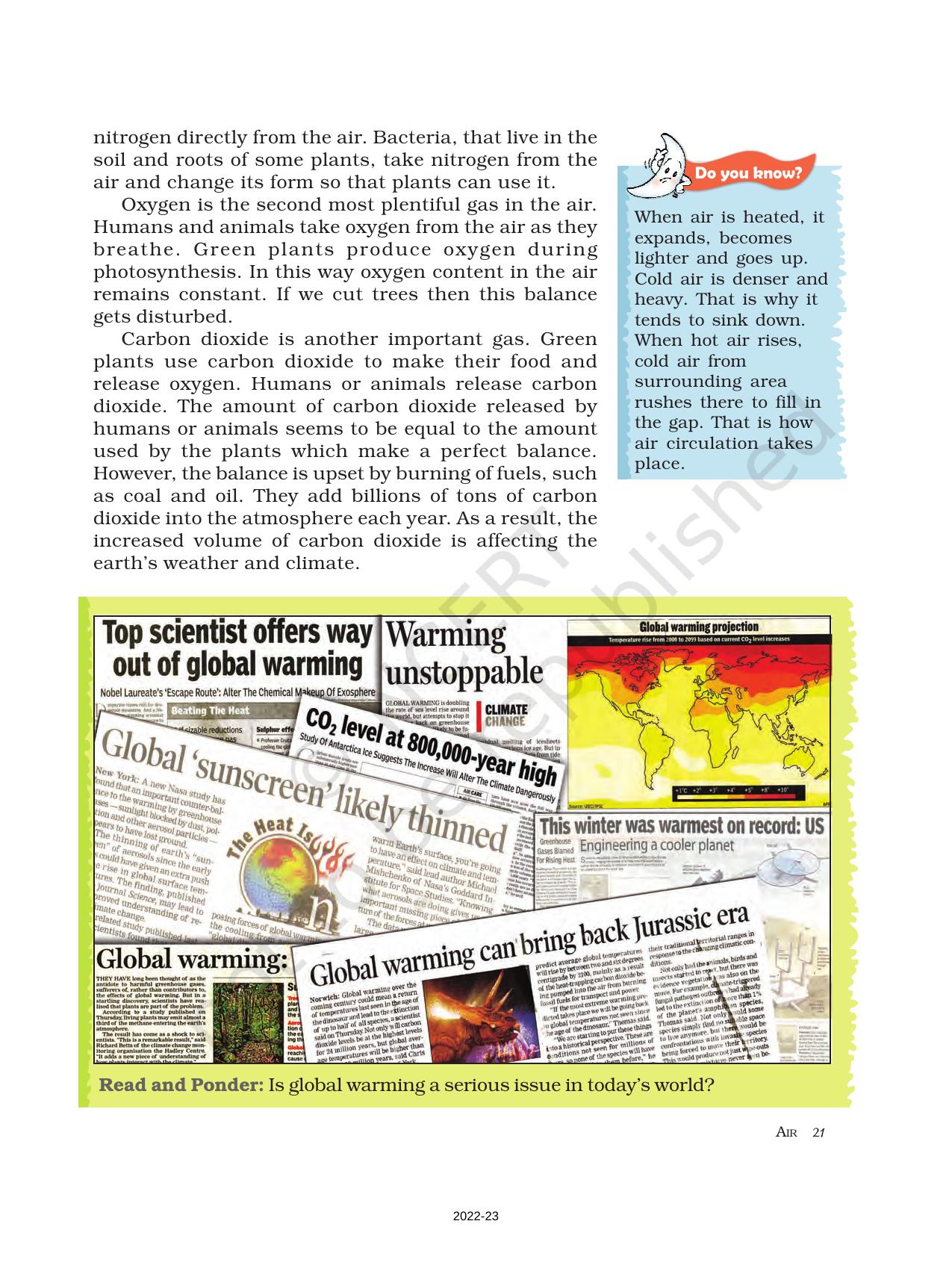 NCERT Book for Class 7 Social Science(Geography): Chapter 4-Air - Page 2