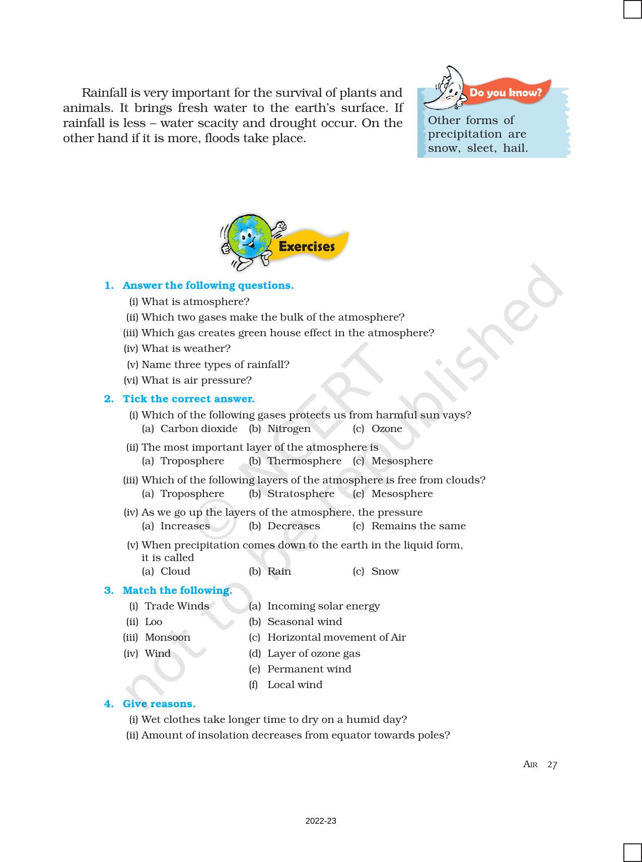 NCERT Book for Class 7 Social Science(Geography): Chapter 4-Air - Page 8