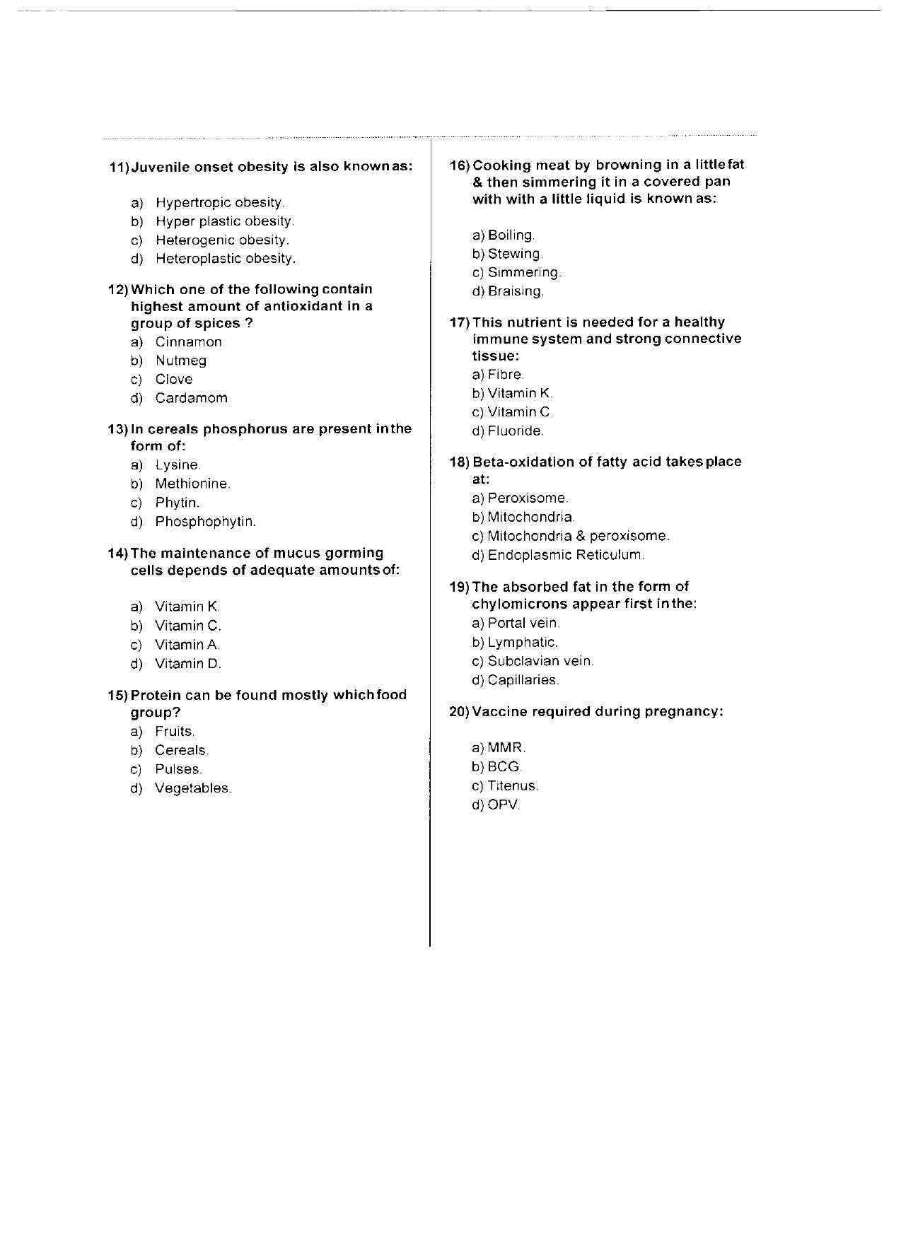 WBJEEB JEMAS (PG) 2020 MAN Question Paper - Page 4