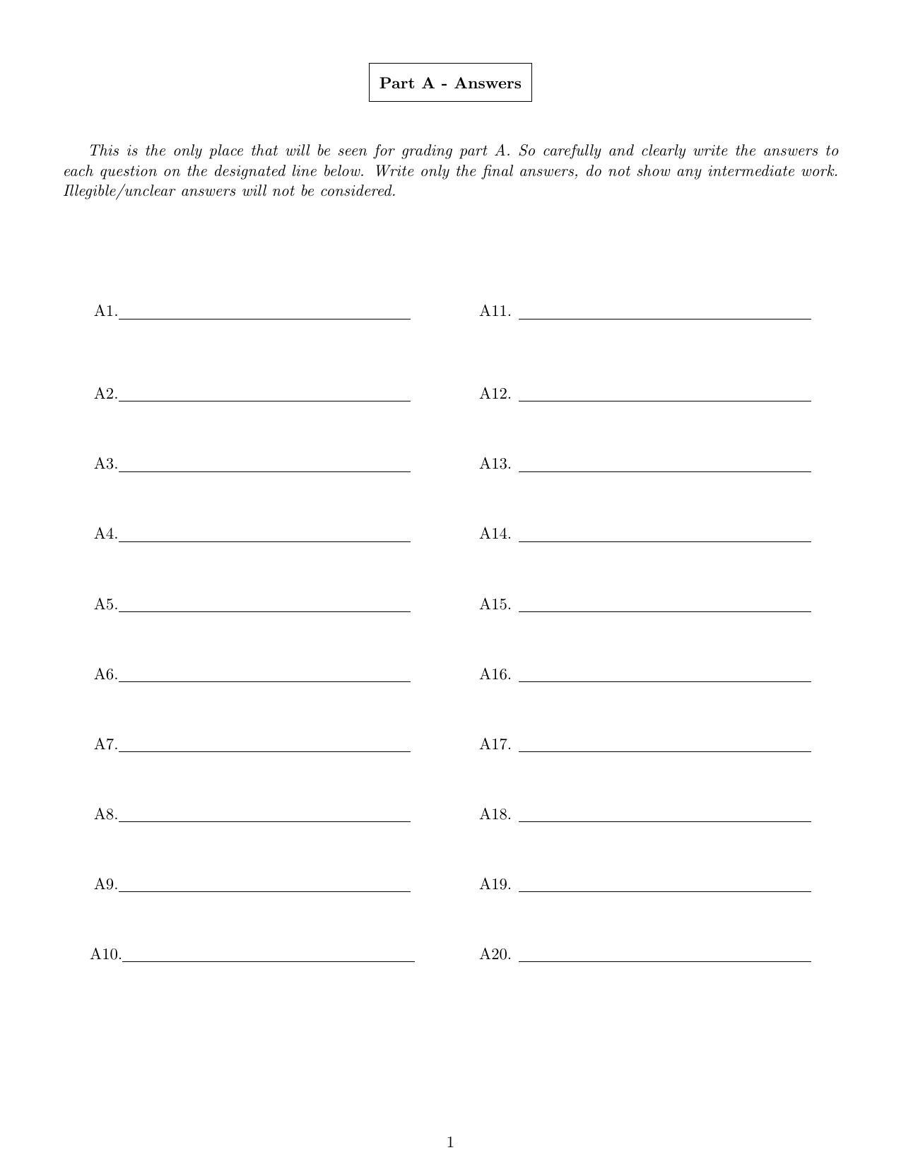 CMI Entrance Exam 2020 Question Paper MSc Data Science - Page 3