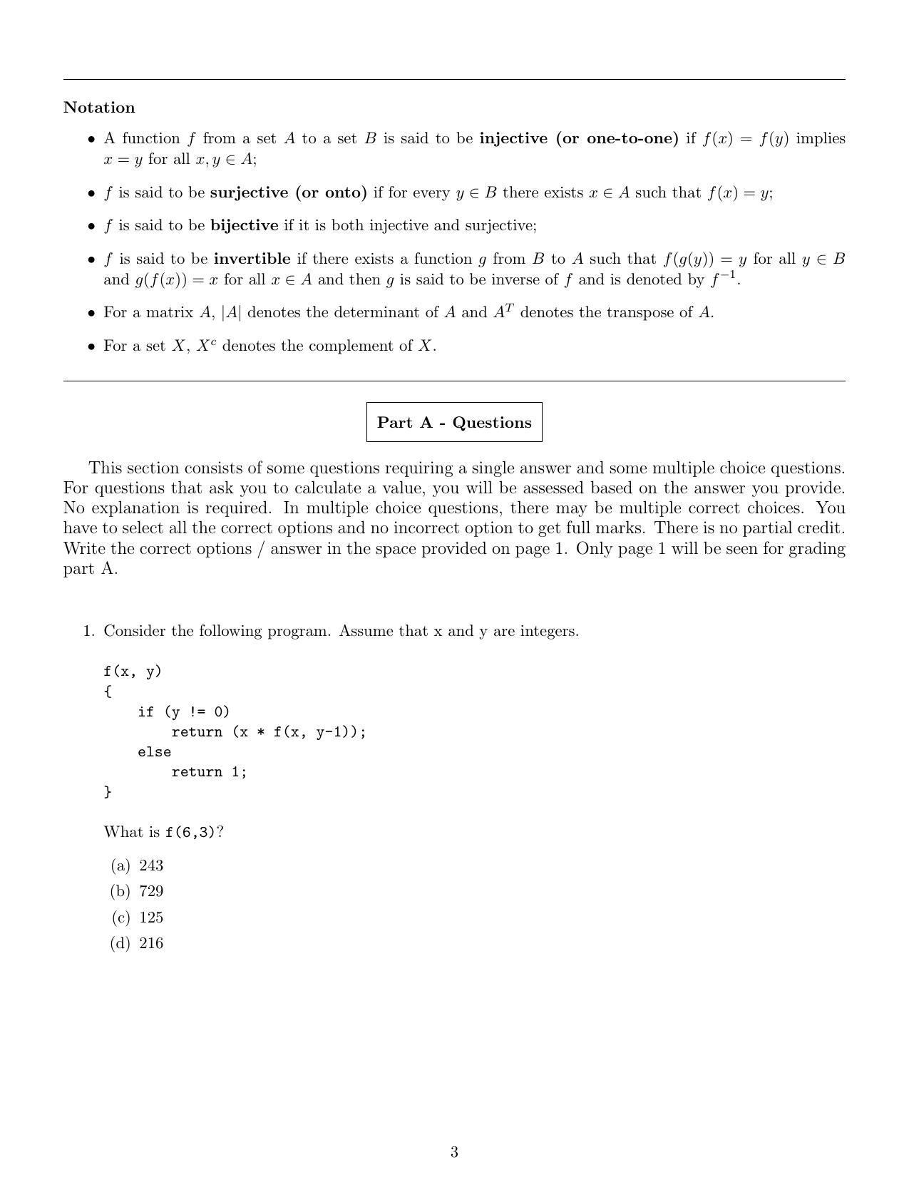 CMI Entrance Exam 2020 Question Paper MSc Data Science - Page 5
