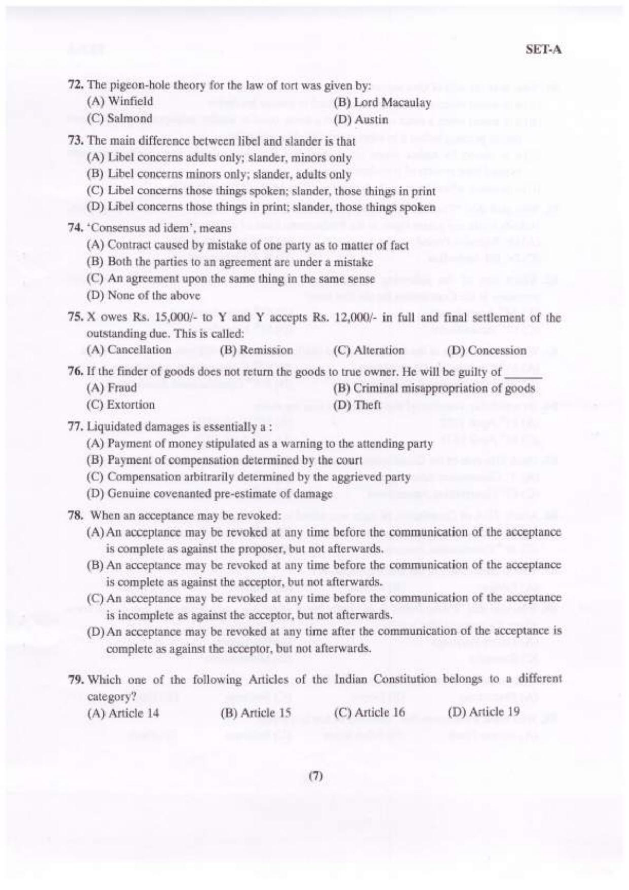 PU LLB 2023 Question Paper - Page 8