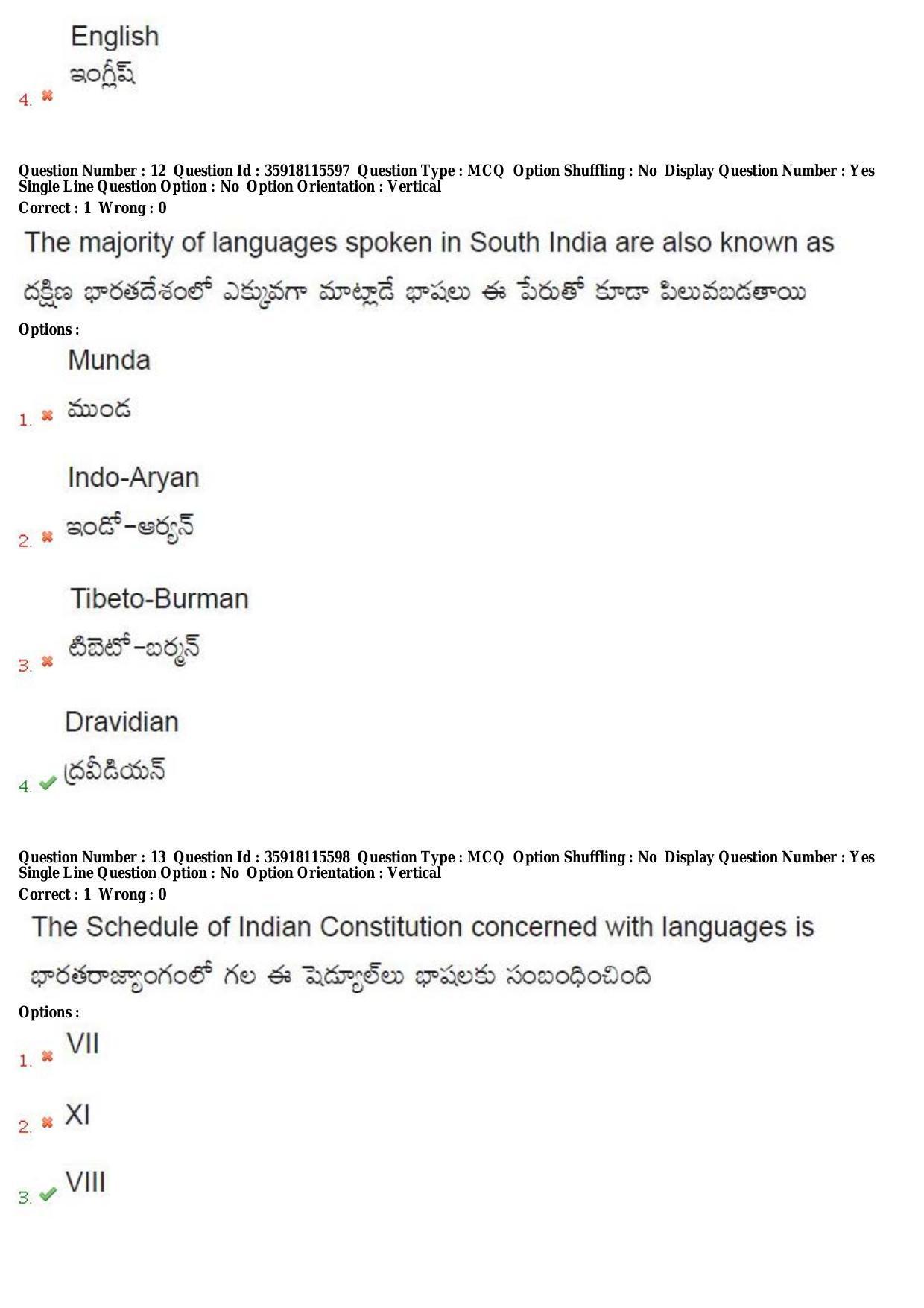 TS CPGET 2018 M.A. Linguistics (Shift 1) Question Paper with Answer Key - Page 8