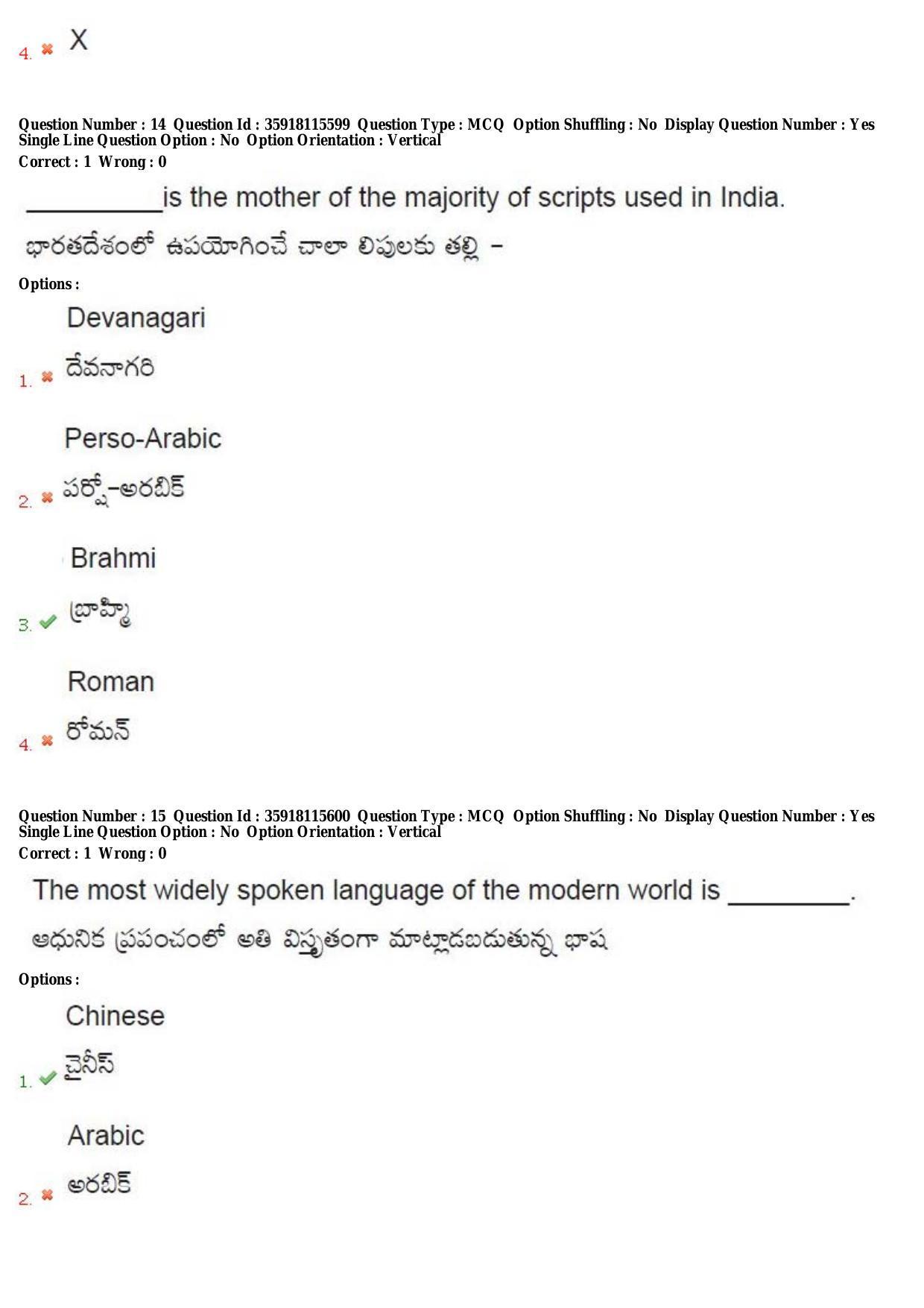 TS CPGET 2018 M.A. Linguistics (Shift 1) Question Paper with Answer Key - Page 9