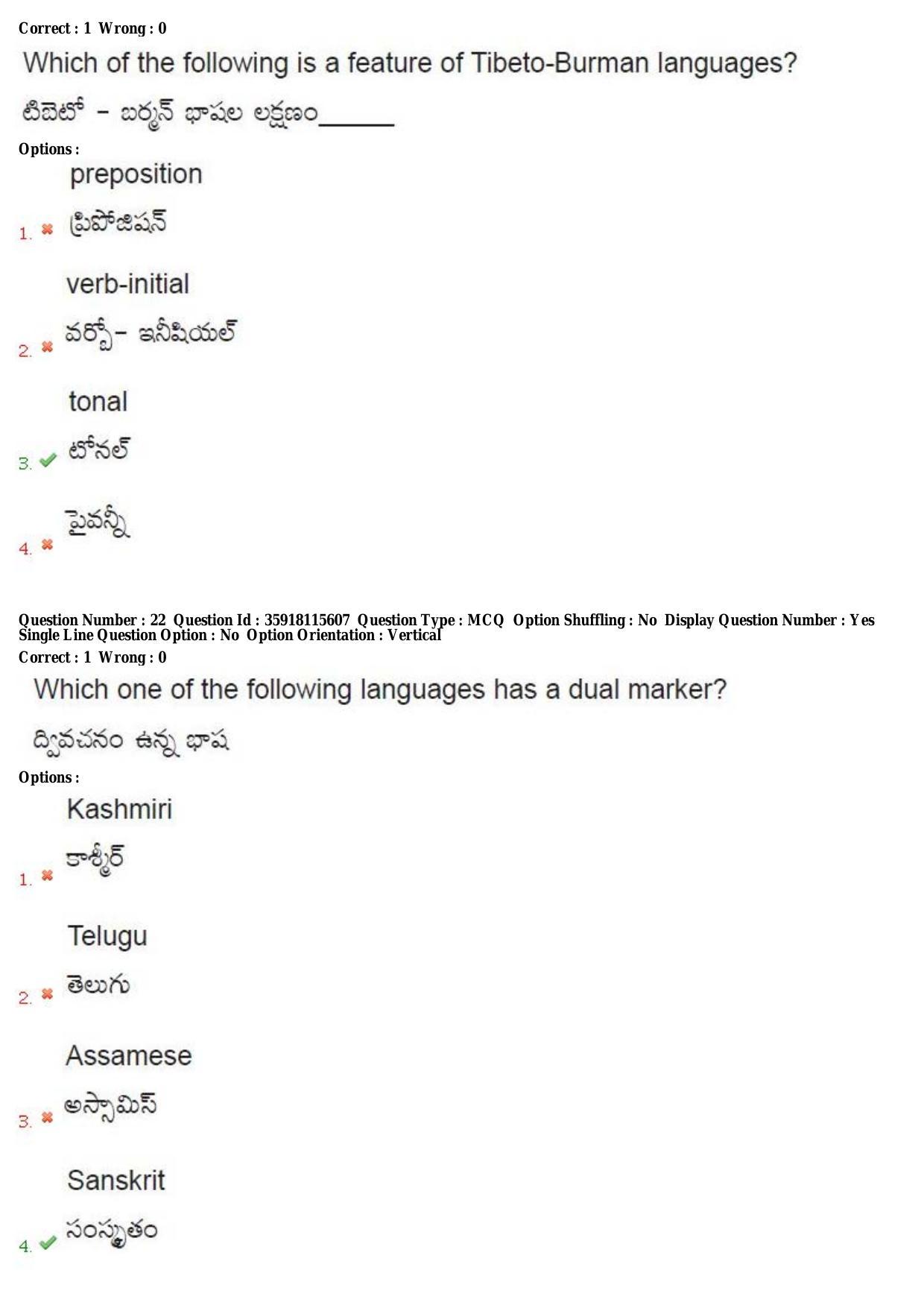 TS CPGET 2018 M.A. Linguistics (Shift 1) Question Paper with Answer Key - Page 13