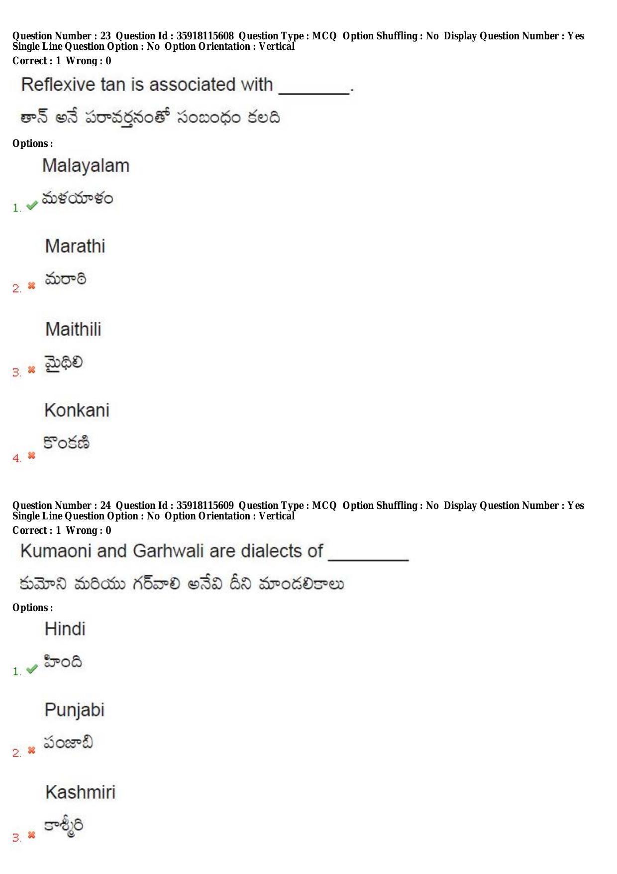 TS CPGET 2018 M.A. Linguistics (Shift 1) Question Paper with Answer Key - Page 14