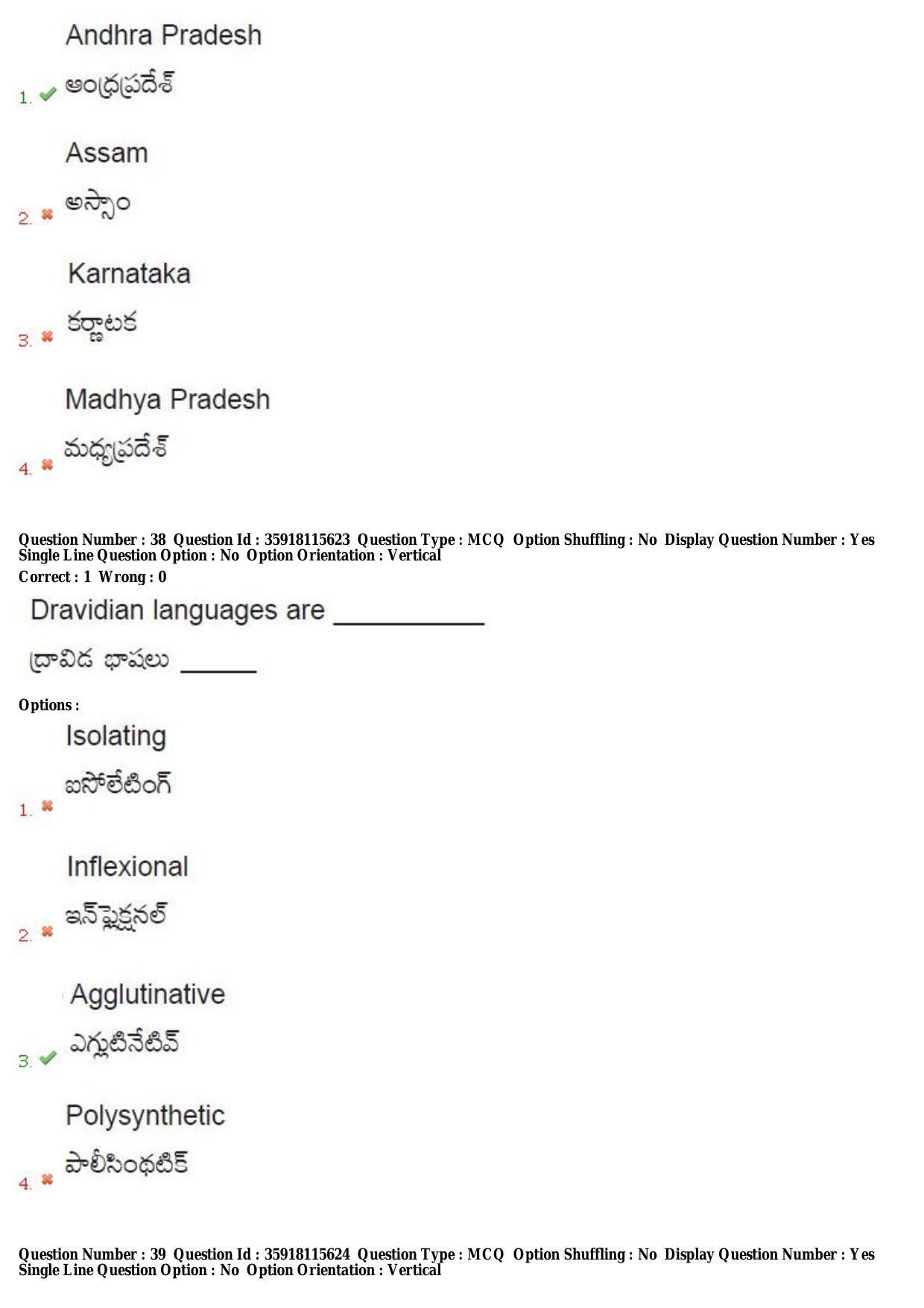 TS CPGET 2018 M.A. Linguistics (Shift 1) Question Paper with Answer Key - Page 22