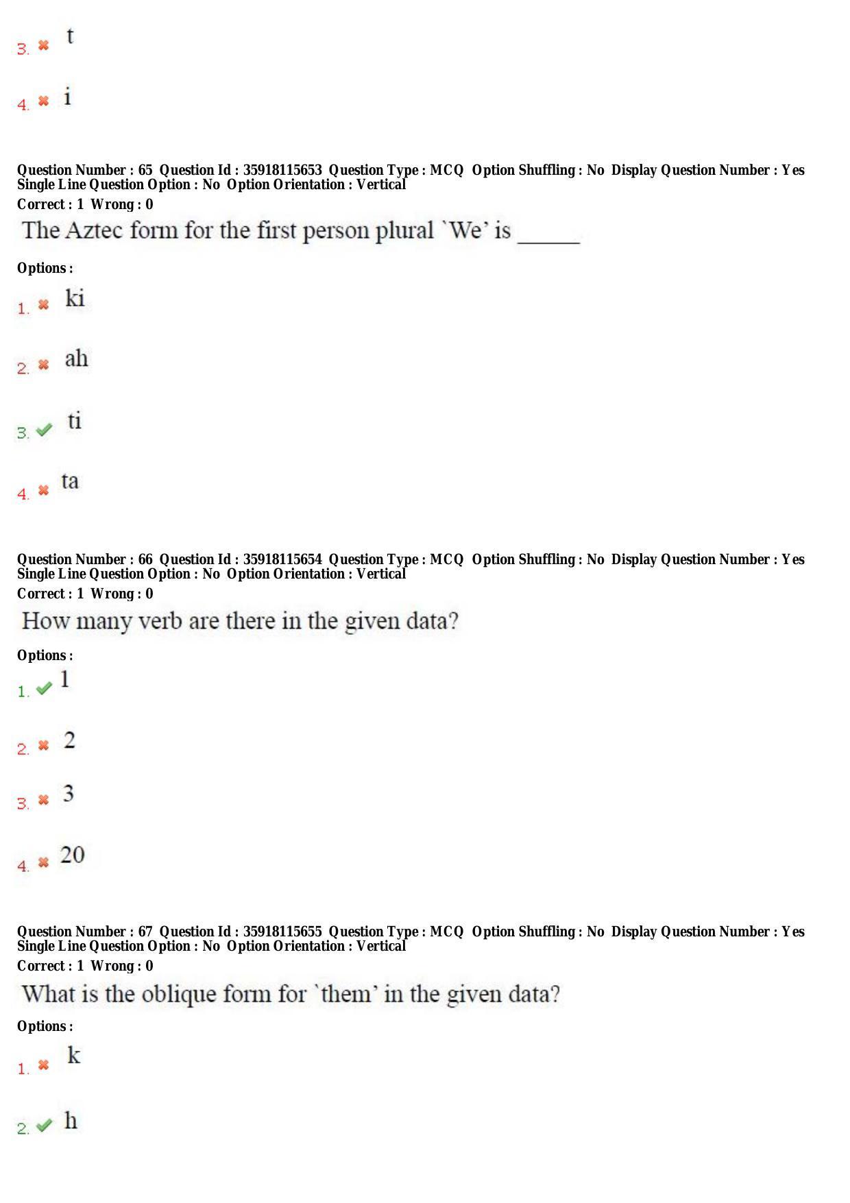 TS CPGET 2018 M.A. Linguistics (Shift 1) Question Paper with Answer Key - Page 35