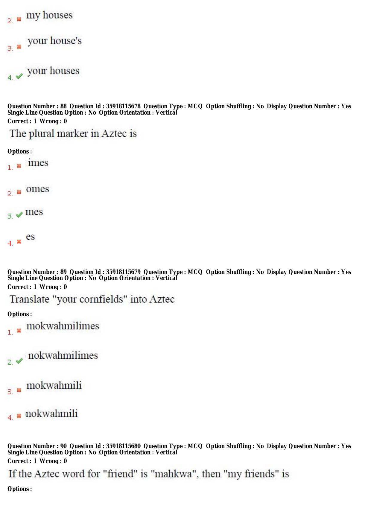 TS CPGET 2018 M.A. Linguistics (Shift 1) Question Paper with Answer Key - Page 44