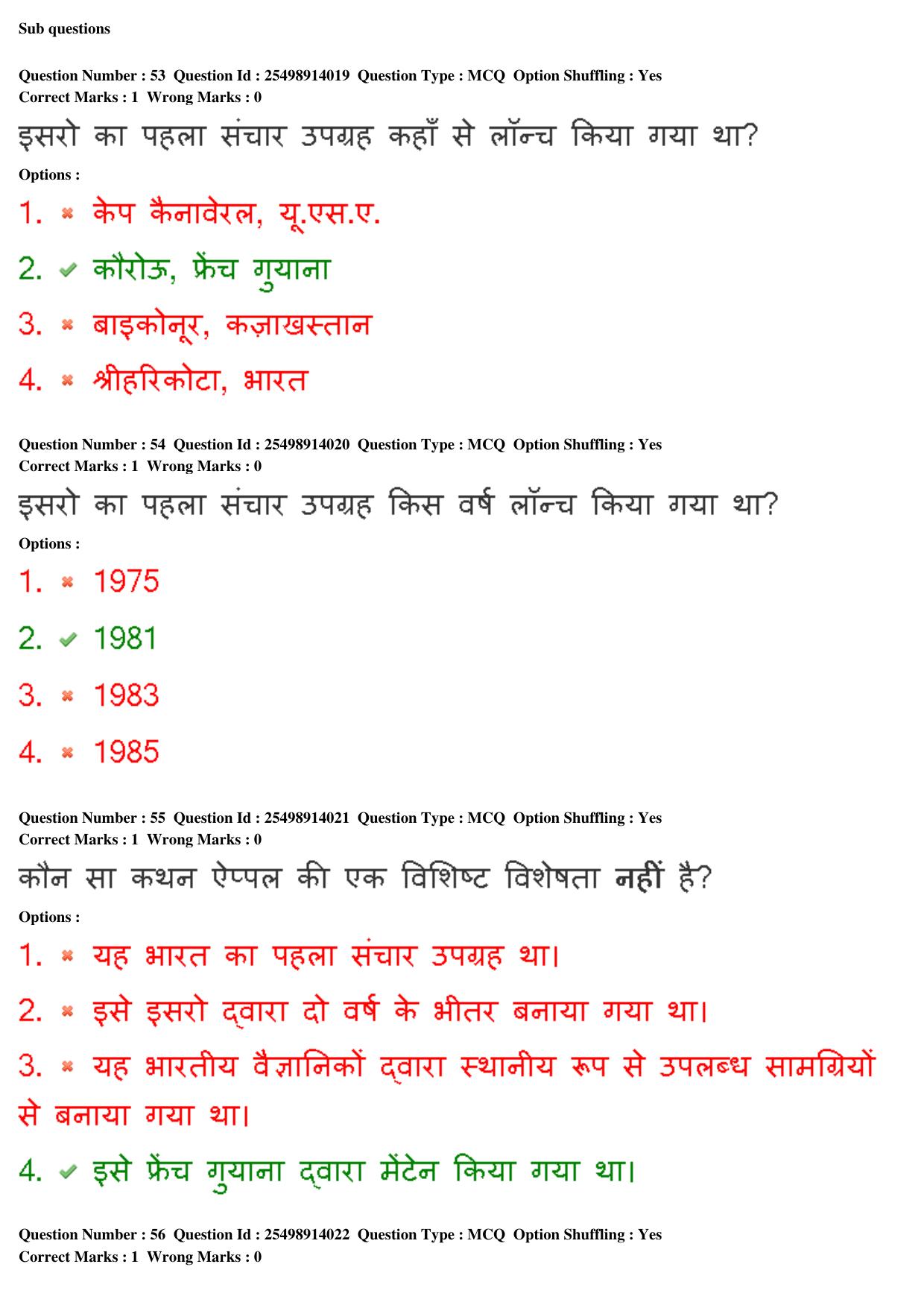 MP CPCT 22nd Feb 2020 Question Paper Shift 1 - Page 36