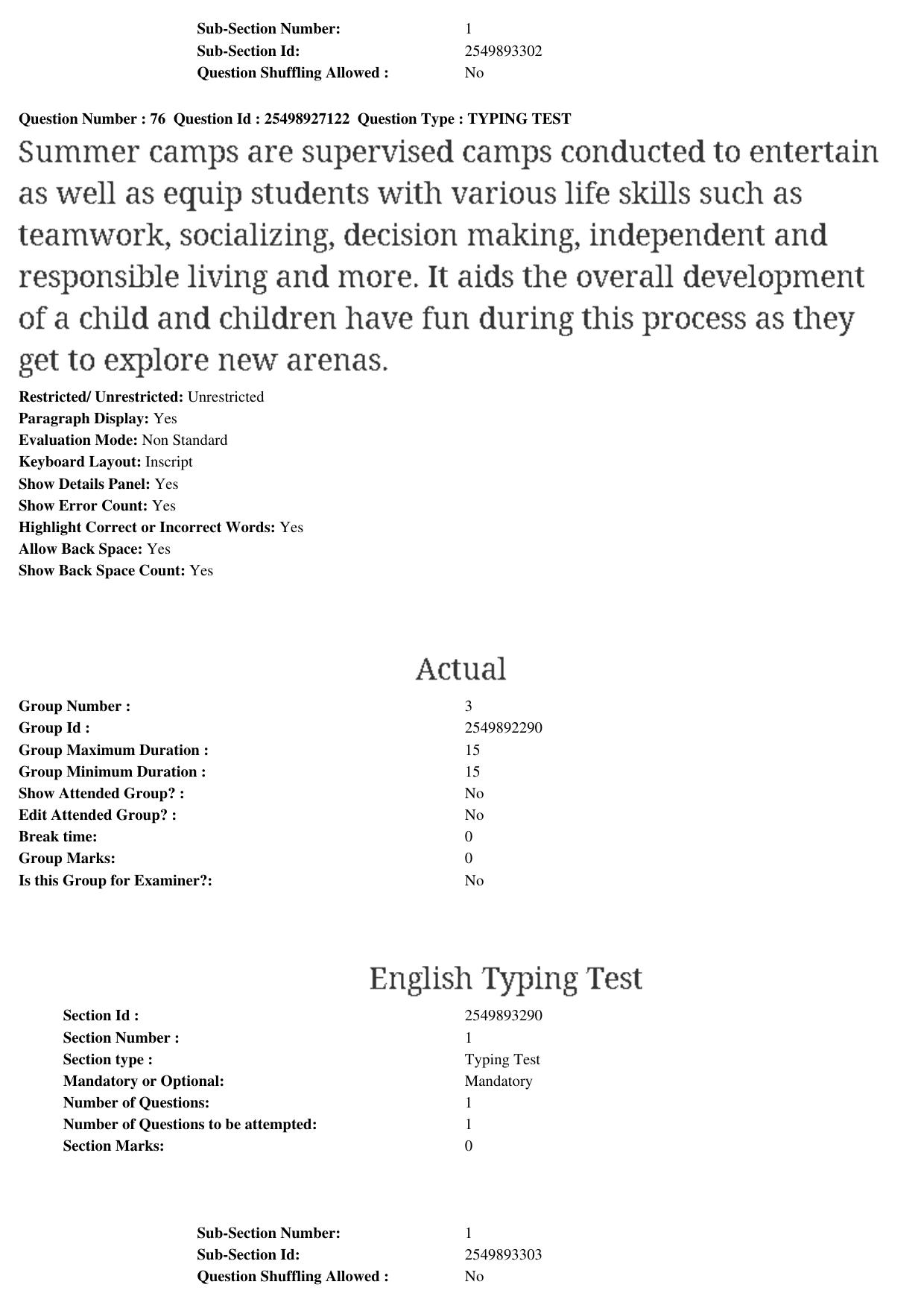MP CPCT 22nd Feb 2020 Question Paper Shift 1 - Page 56