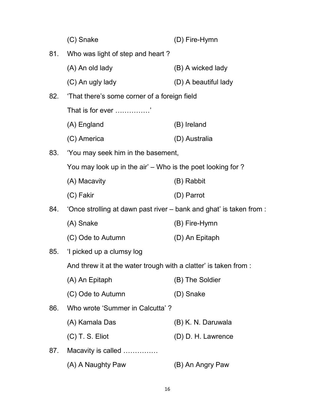 Bihar Board 12th Model Paper 2022 -English (I.A.) - Page 16