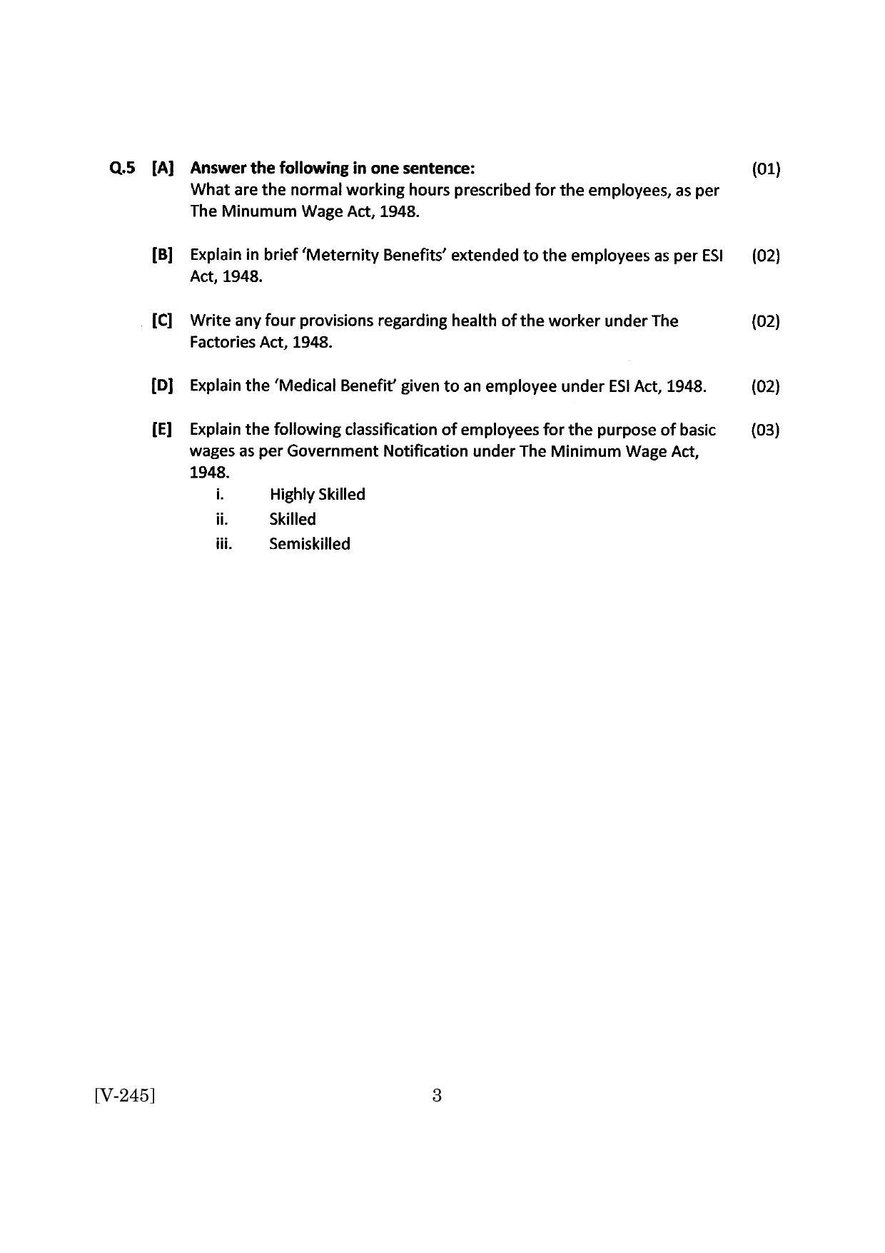Goa Board Class 12 Industrial Administration   (June 2019) Question Paper - Page 3