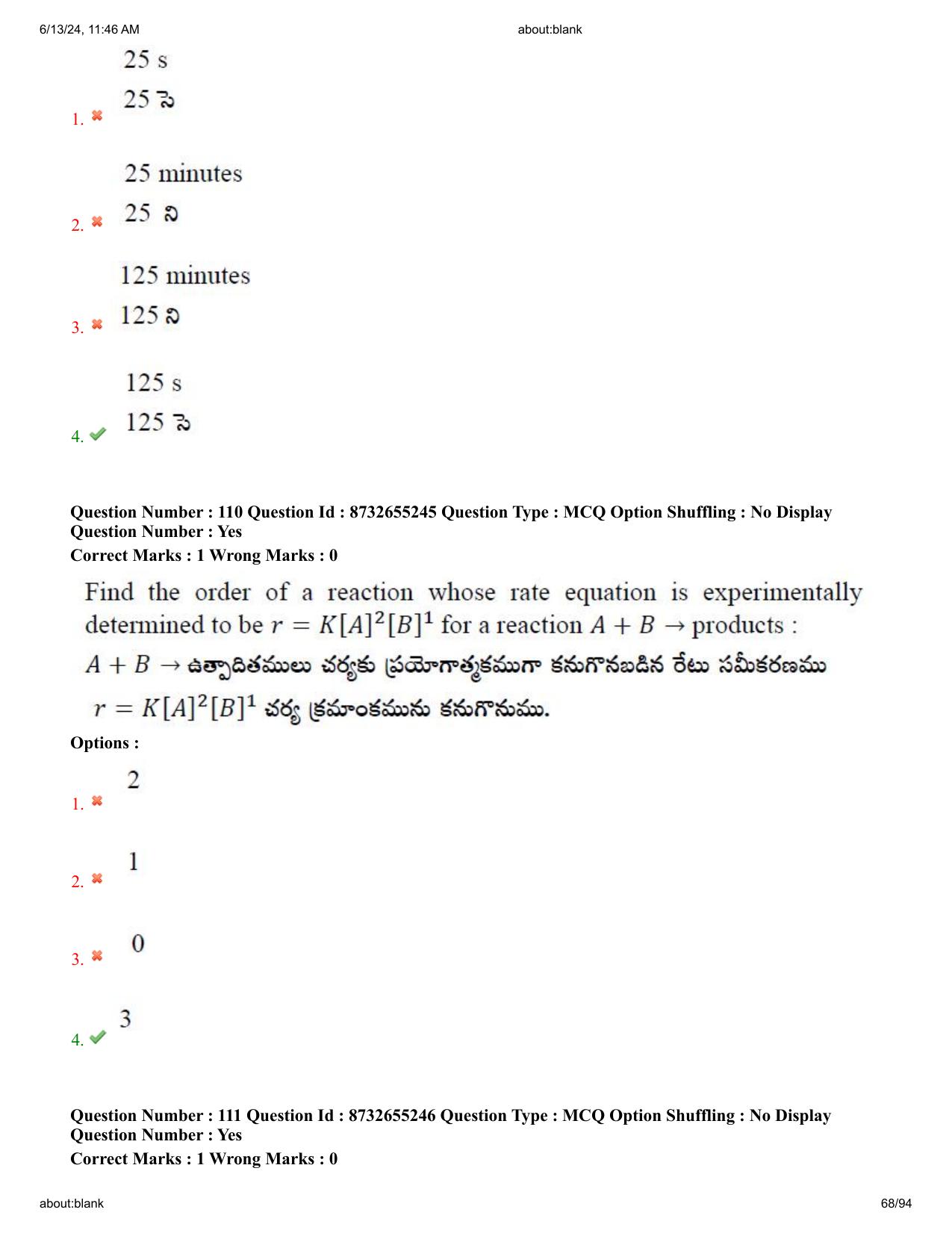 AP EDCET 2024 Physical Science Question Paper with Answer Key (English) - Page 68