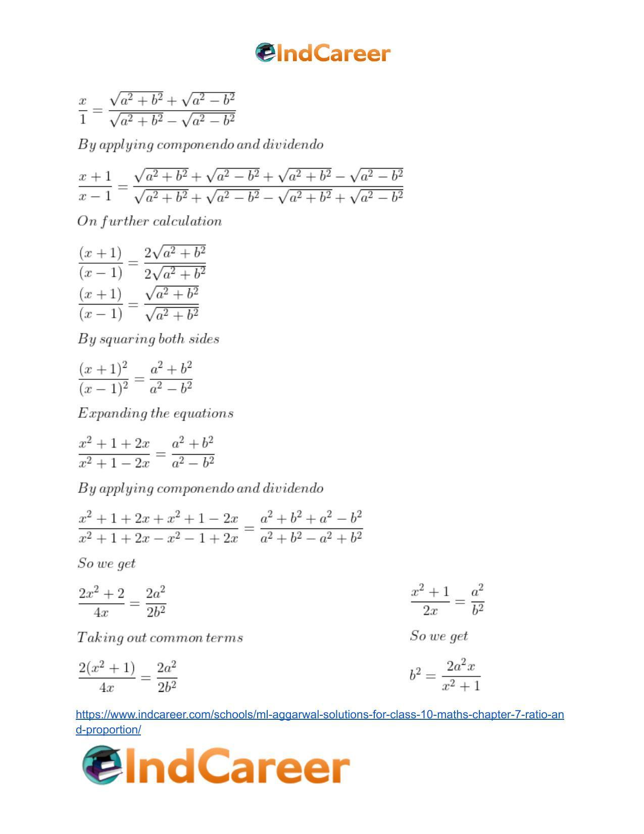 ML Aggarwal Solutions for Class 10 Maths Chapter 7- Ratio and Proportion - Page 98
