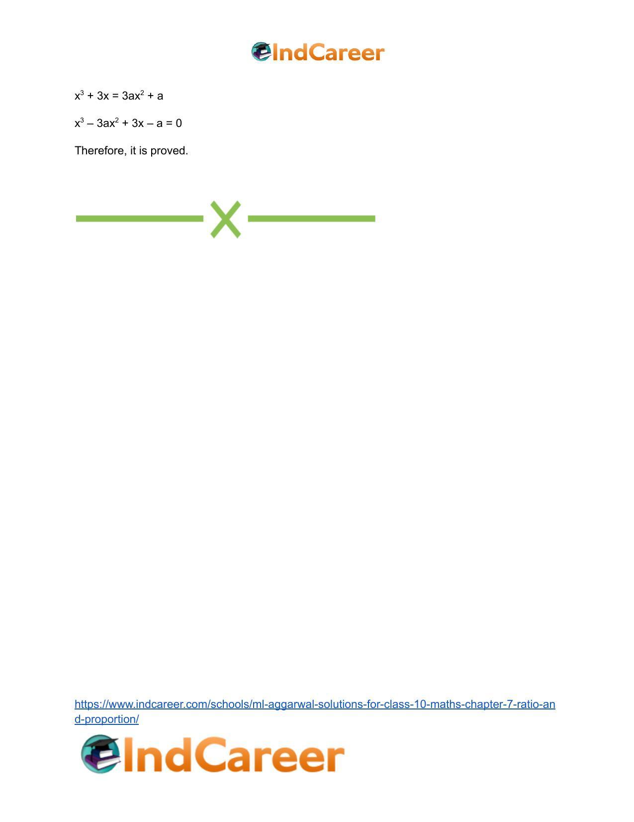 ML Aggarwal Solutions for Class 10 Maths Chapter 7- Ratio and Proportion - Page 129