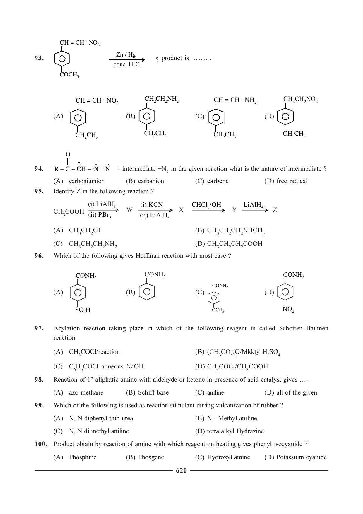 GSEB HSC Chemistry Question Paper (English Medium)- Chapter 24 - Page 30