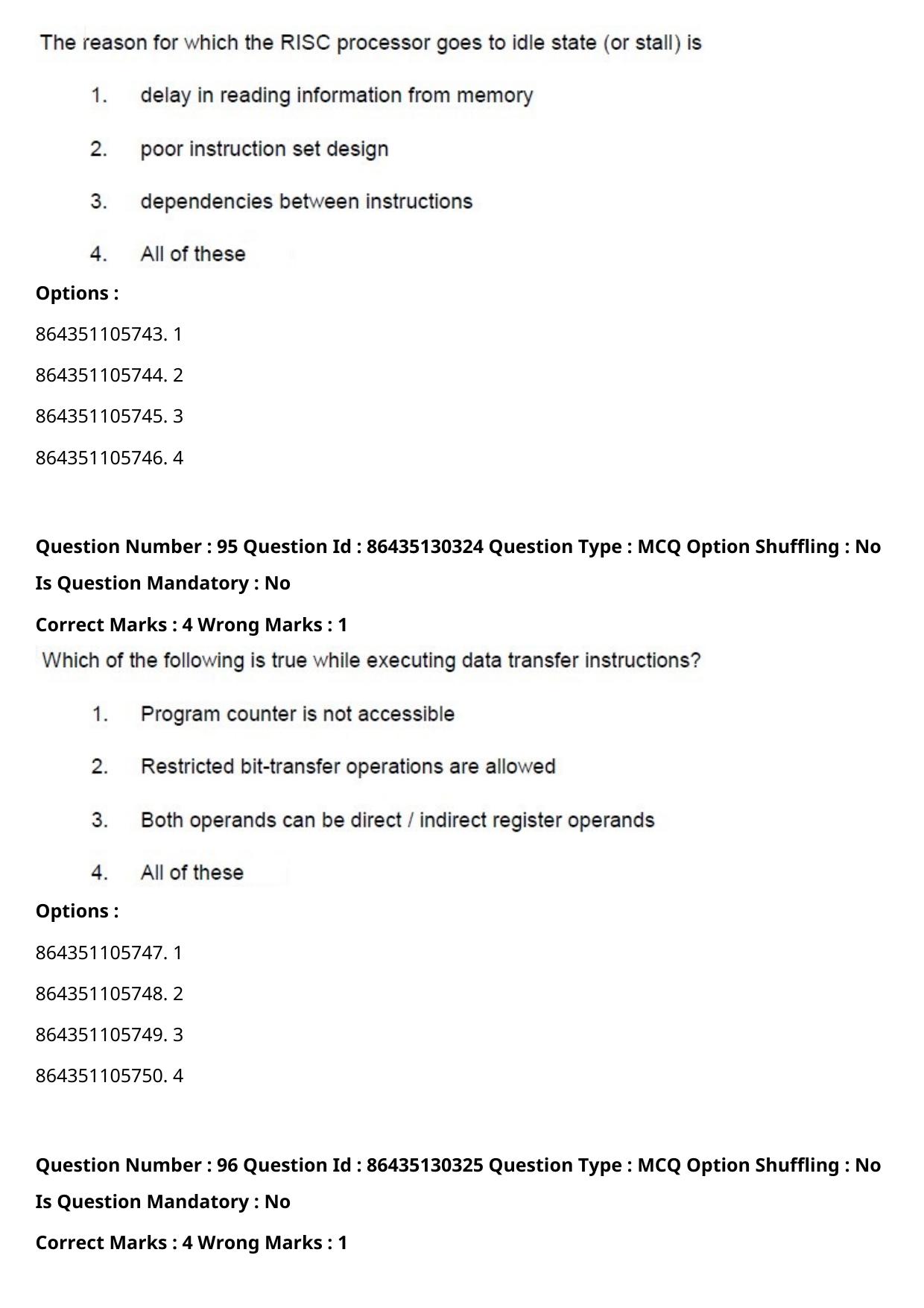 CUET PG 2021 PGQP53 Question Paper - Page 51