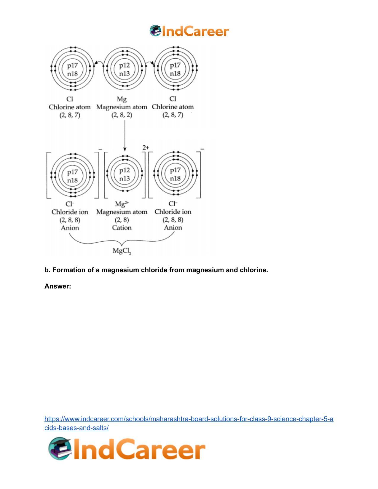 Maharashtra Board Solutions for Class 9- Science: Chapter 5- Acids, Bases and Salts - Page 8