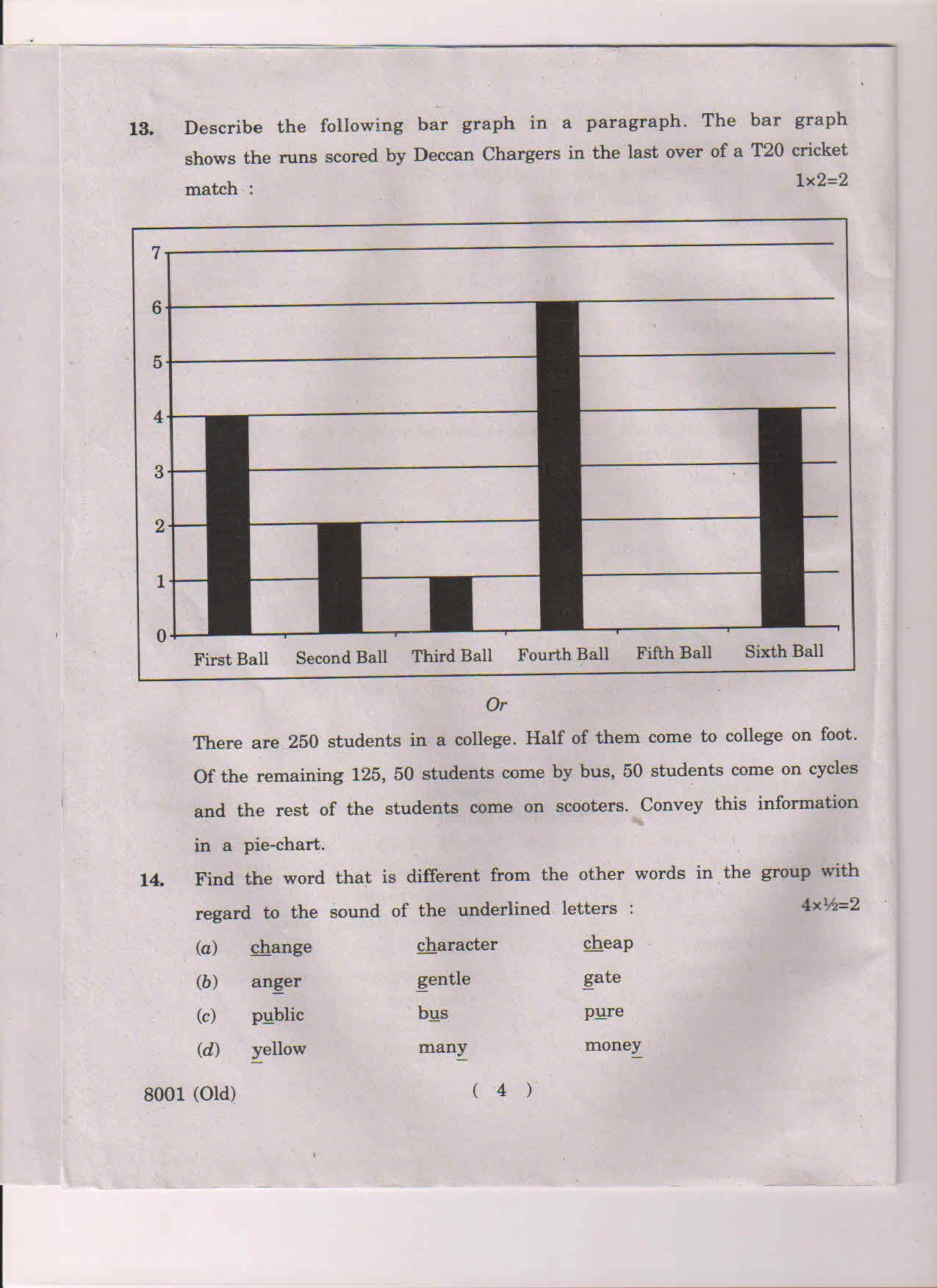 AP Inter 1st Year English-I (Old) March-2019-Vocational Question Paper - Page 4