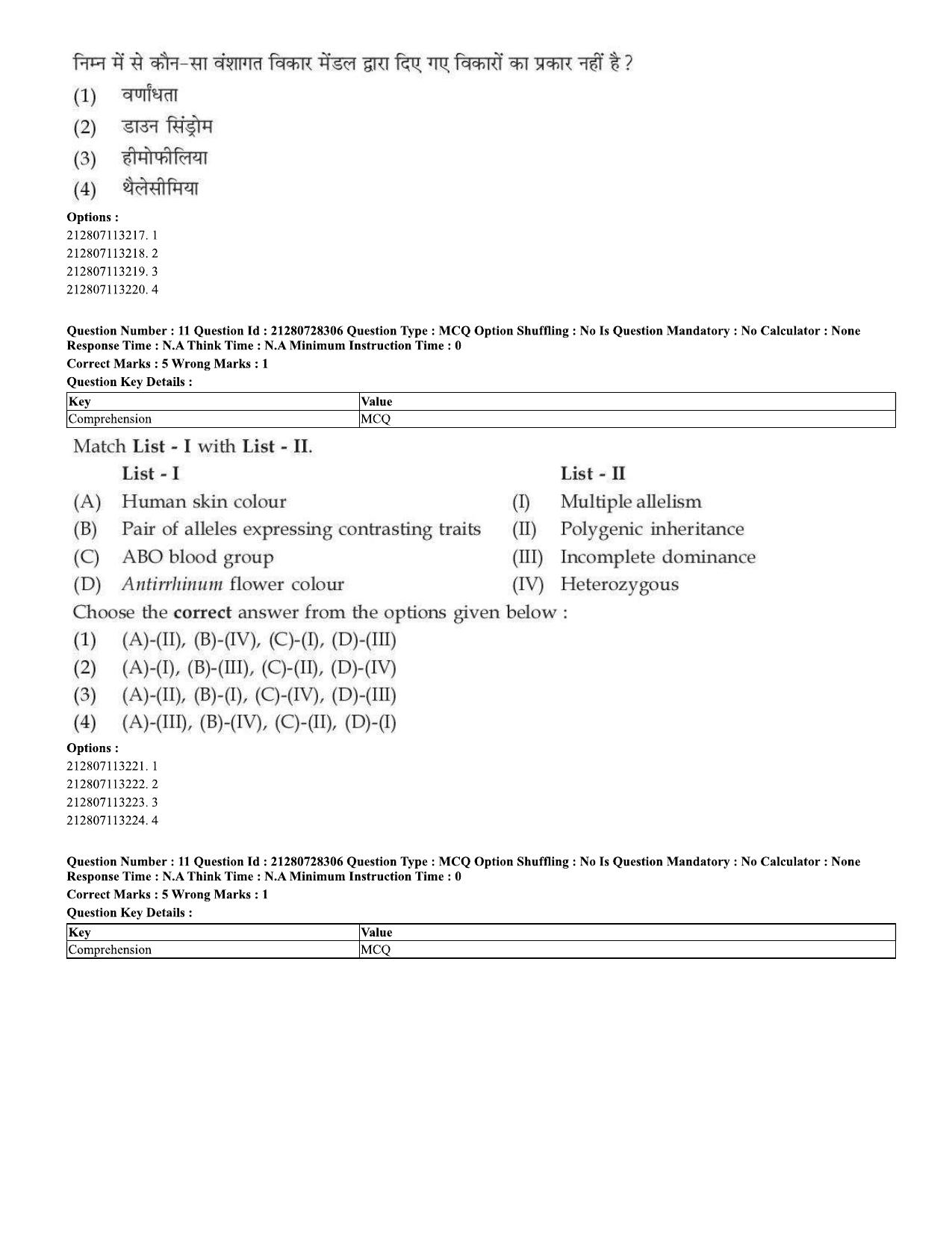 CUET 2023 Domestic Shift 1 Question Paper - 15 June 2023 - Page 9