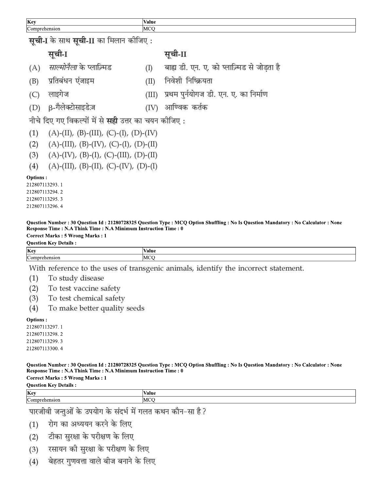 CUET 2023 Domestic Shift 1 Question Paper - 15 June 2023 - Page 25