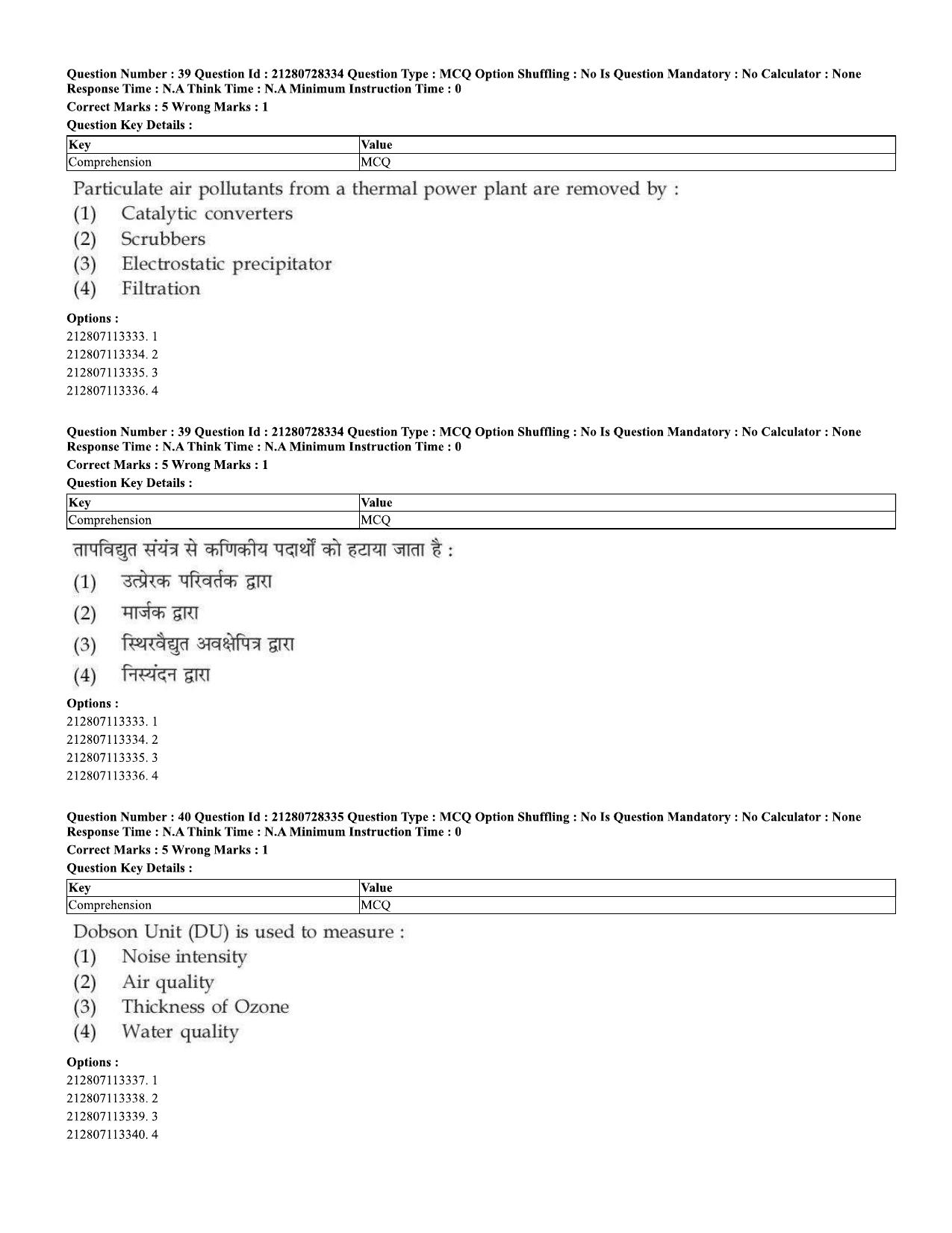 CUET 2023 Domestic Shift 1 Question Paper - 15 June 2023 - Page 33