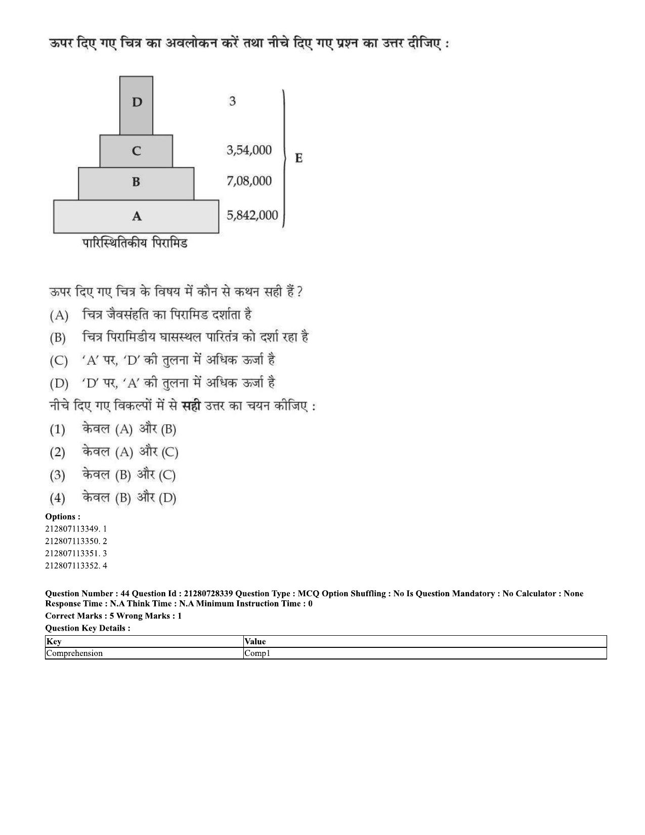 CUET 2023 Domestic Shift 1 Question Paper - 15 June 2023 - Page 39