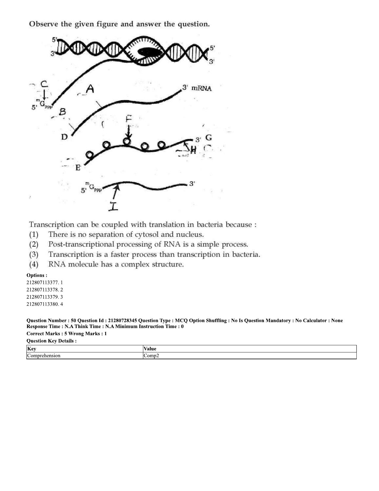 CUET 2023 Domestic Shift 1 Question Paper - 15 June 2023 - Page 52