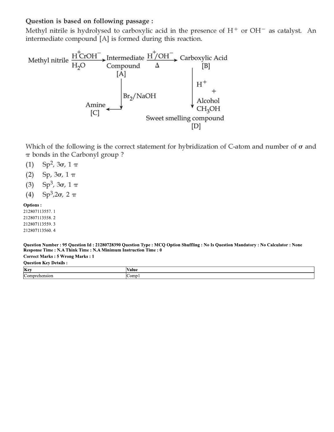 CUET 2023 Domestic Shift 1 Question Paper - 15 June 2023 - Page 97
