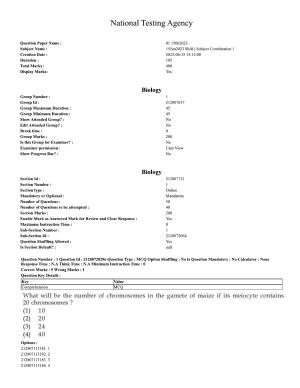 CUET 2023 Domestic Shift 1 Question Paper - 15 June 2023