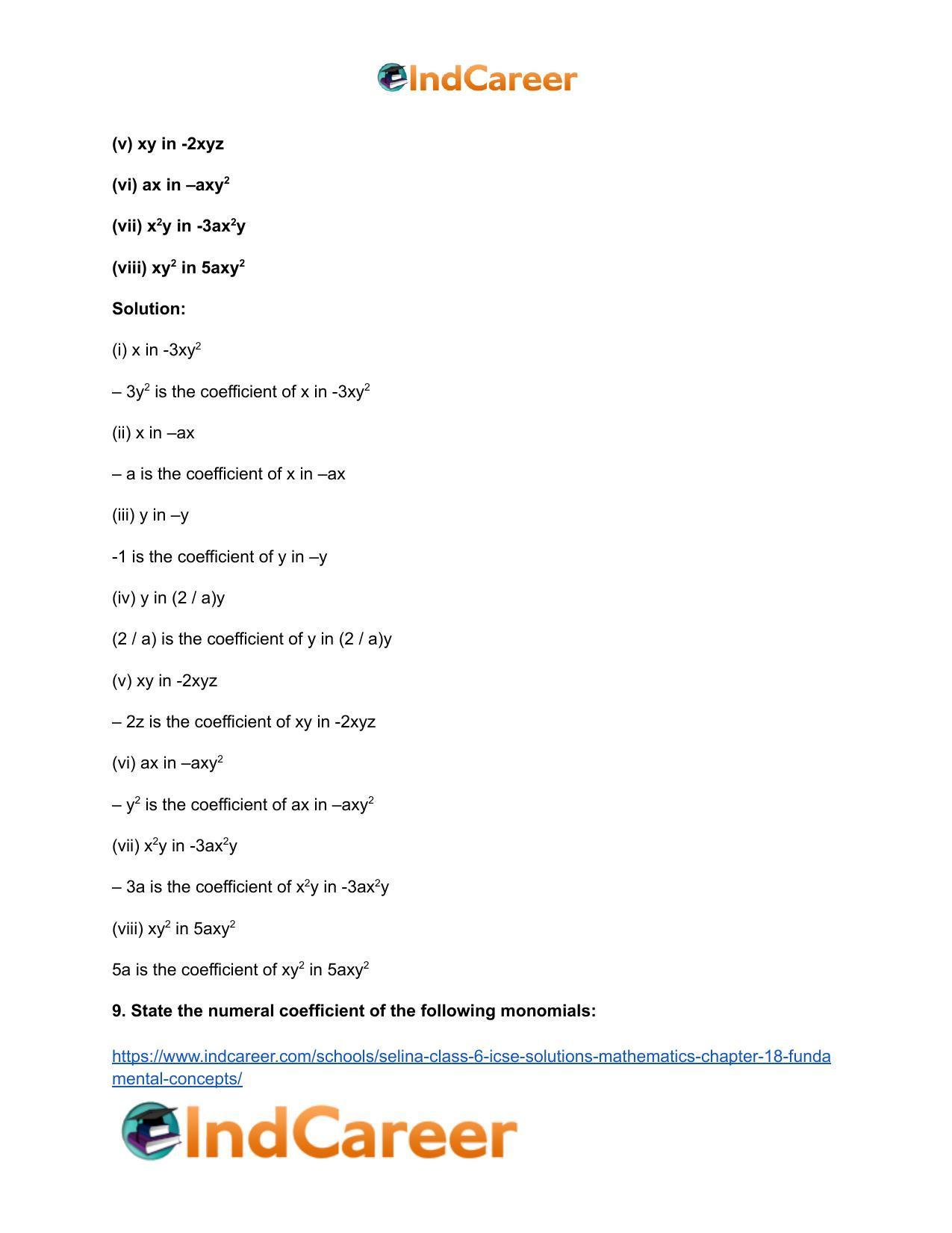 Selina Class 6 ICSE Solutions Mathematics : Chapter 18- Fundamental Concepts - Page 14