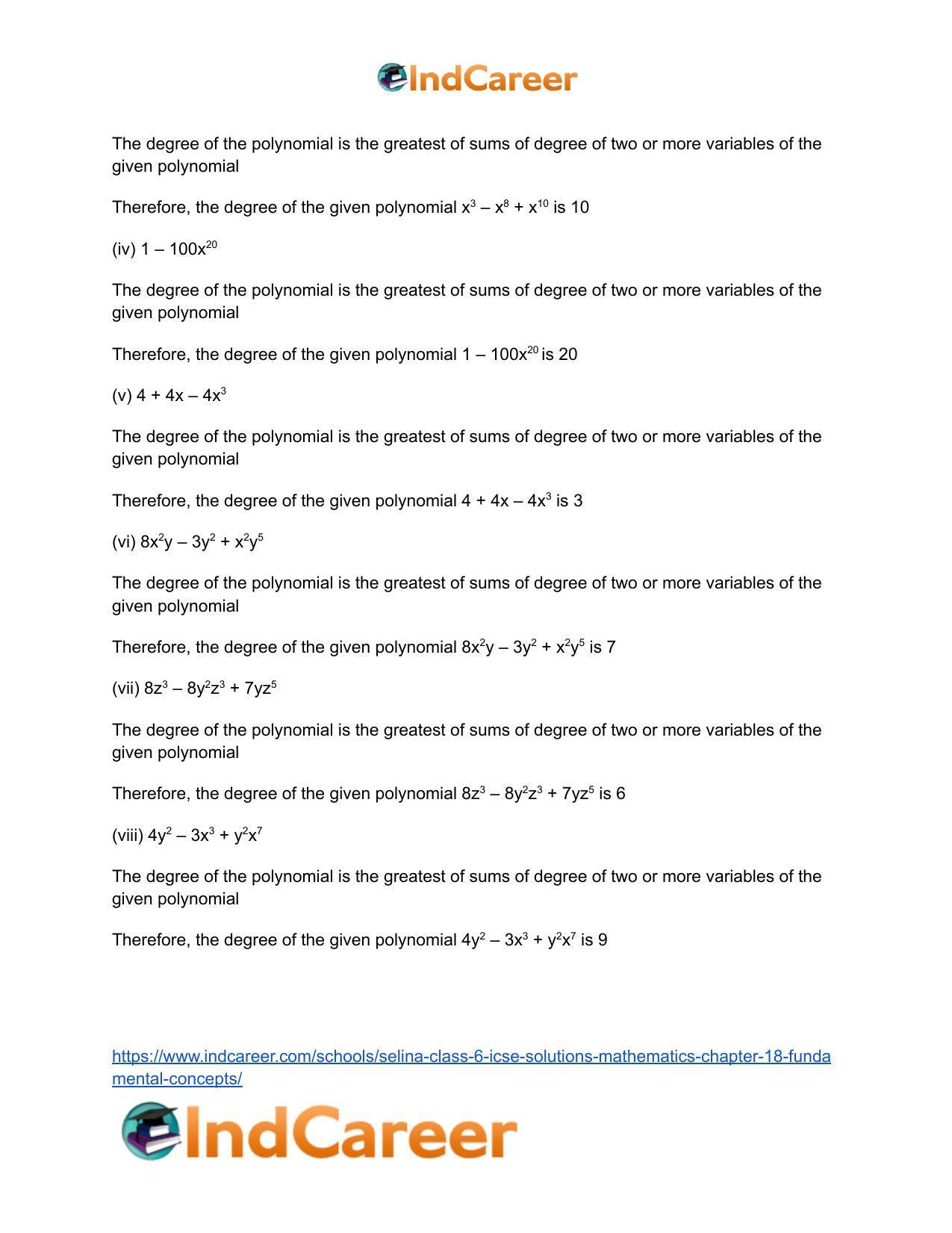 Selina Class 6 ICSE Solutions Mathematics : Chapter 18- Fundamental Concepts - Page 17