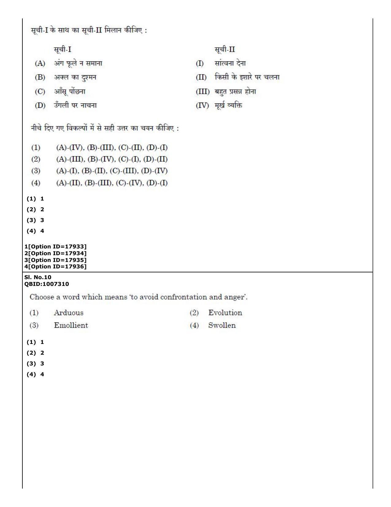 CUET (PG) 2022: PGQP-04 M.Ed (07-09-2022) Question Paper - Page 9