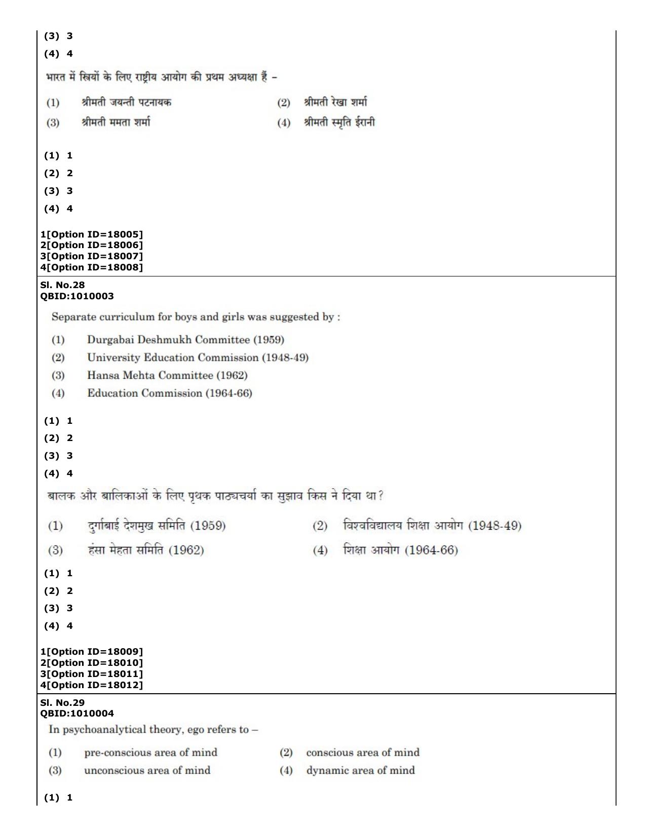 CUET (PG) 2022: PGQP-04 M.Ed (07-09-2022) Question Paper - Page 25